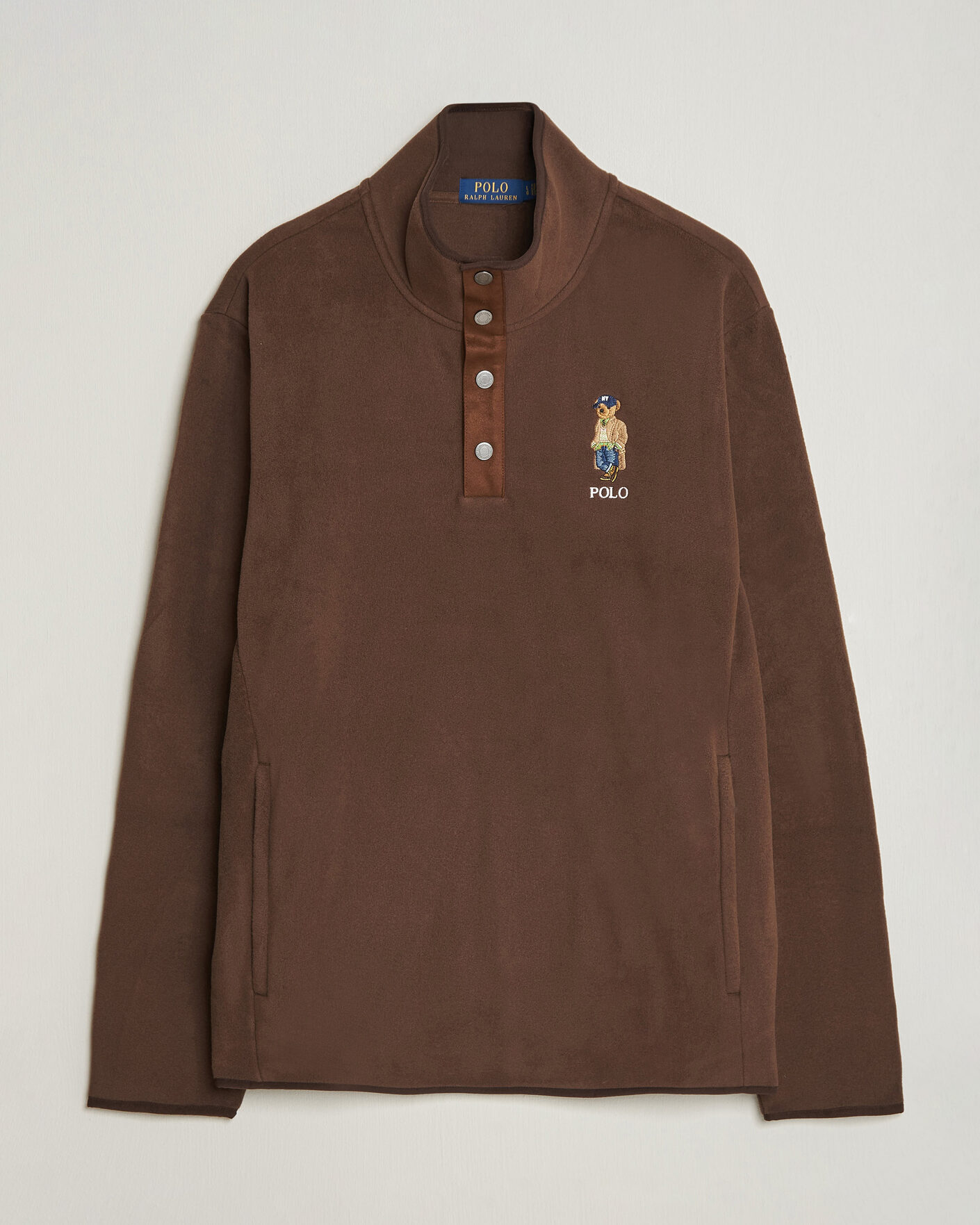 Herren | Pullover | Polo Ralph Lauren | Fleece Pullover Sweatshirt Luggage Brown