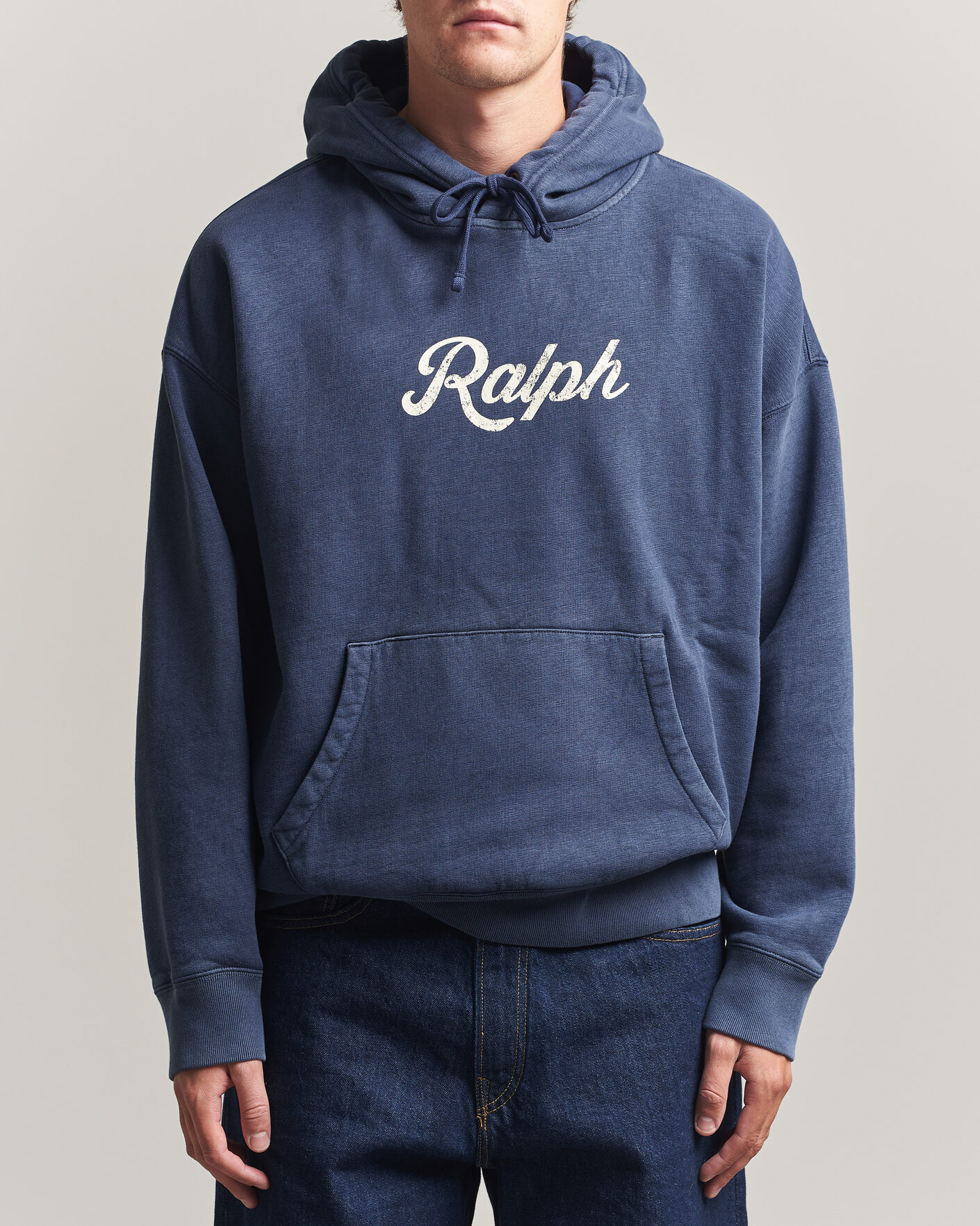 Herren | Pullover | Polo Ralph Lauren | Vintage Fleece Logo Hoodie Dark Cobalt