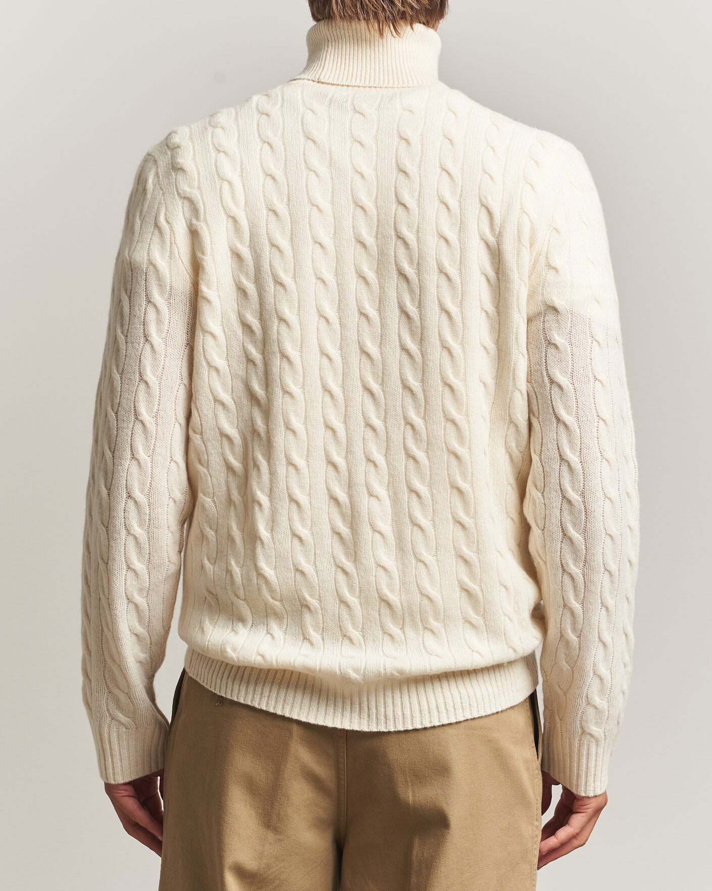 Herren | Pullover | Polo Ralph Lauren | Wool/Cashmere Rollneck Andover Cream