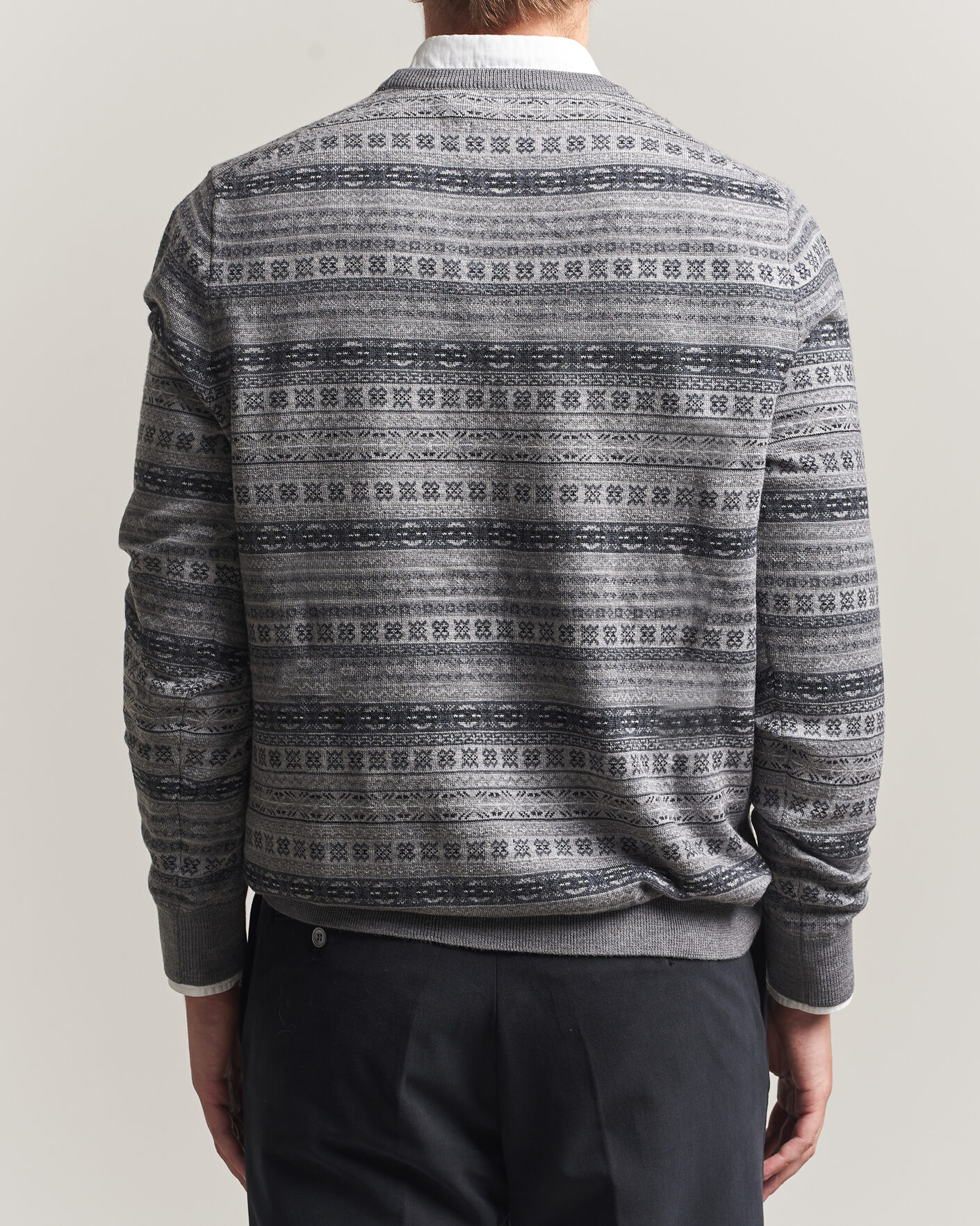 Herren | Pullover | Polo Ralph Lauren | Fair Isle Merino Sweater Grey Combo