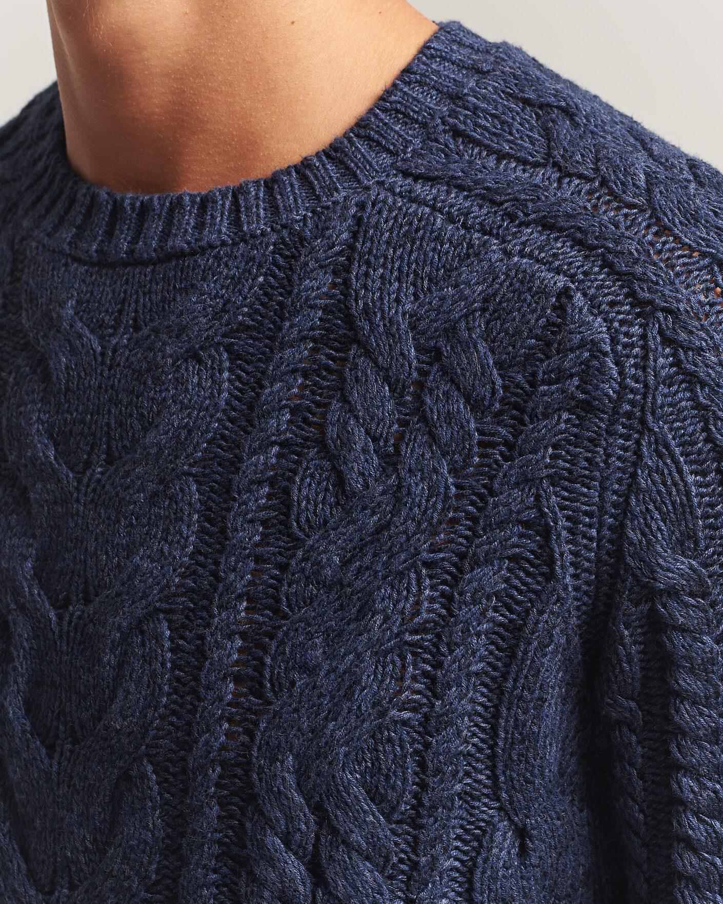 Herren | Pullover | Polo Ralph Lauren | Cotton Marl Pullover Navy Combo