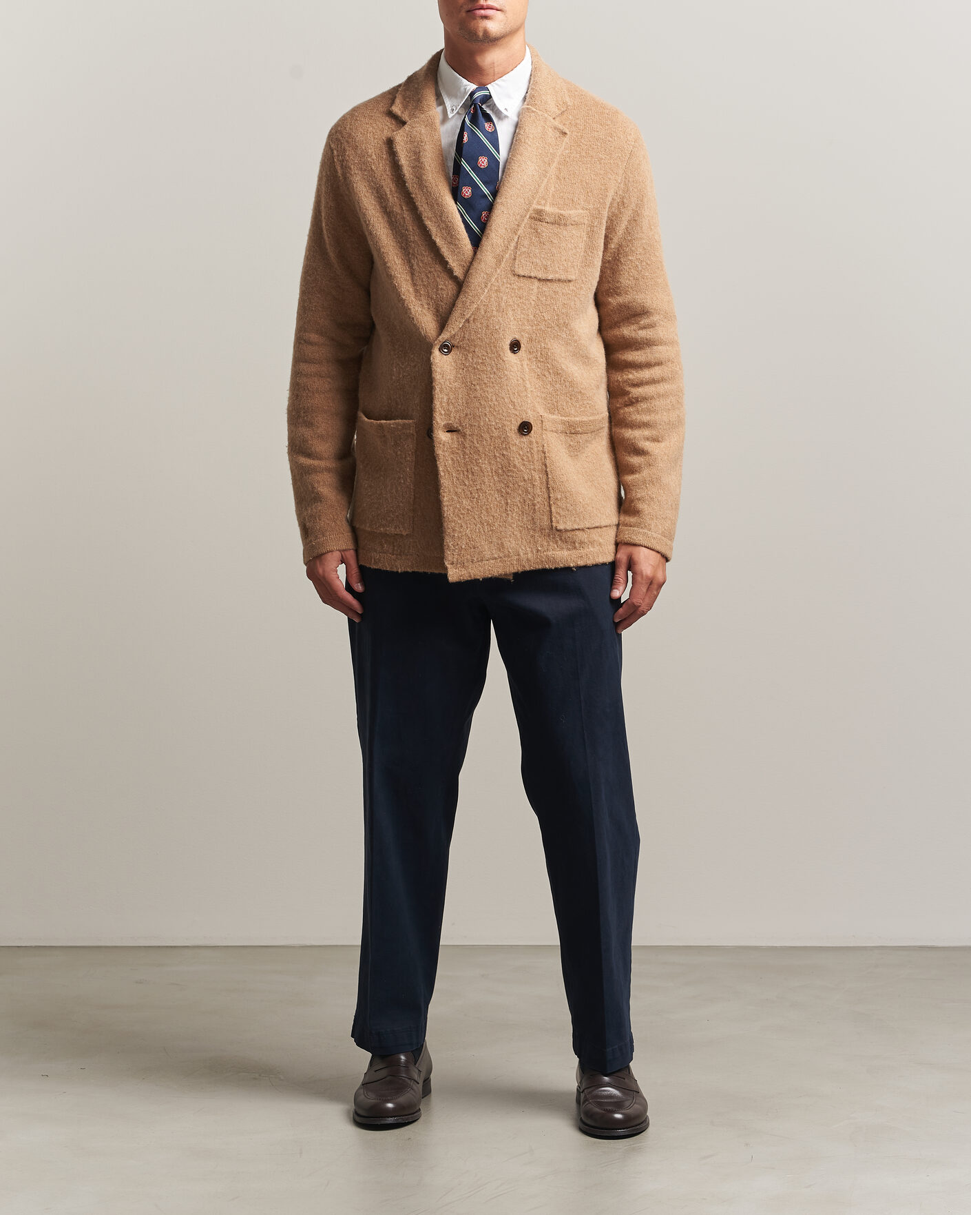 Herren | Pullover | Polo Ralph Lauren | DB Wool/Cashmere Cardigan Crouton Tan Heather