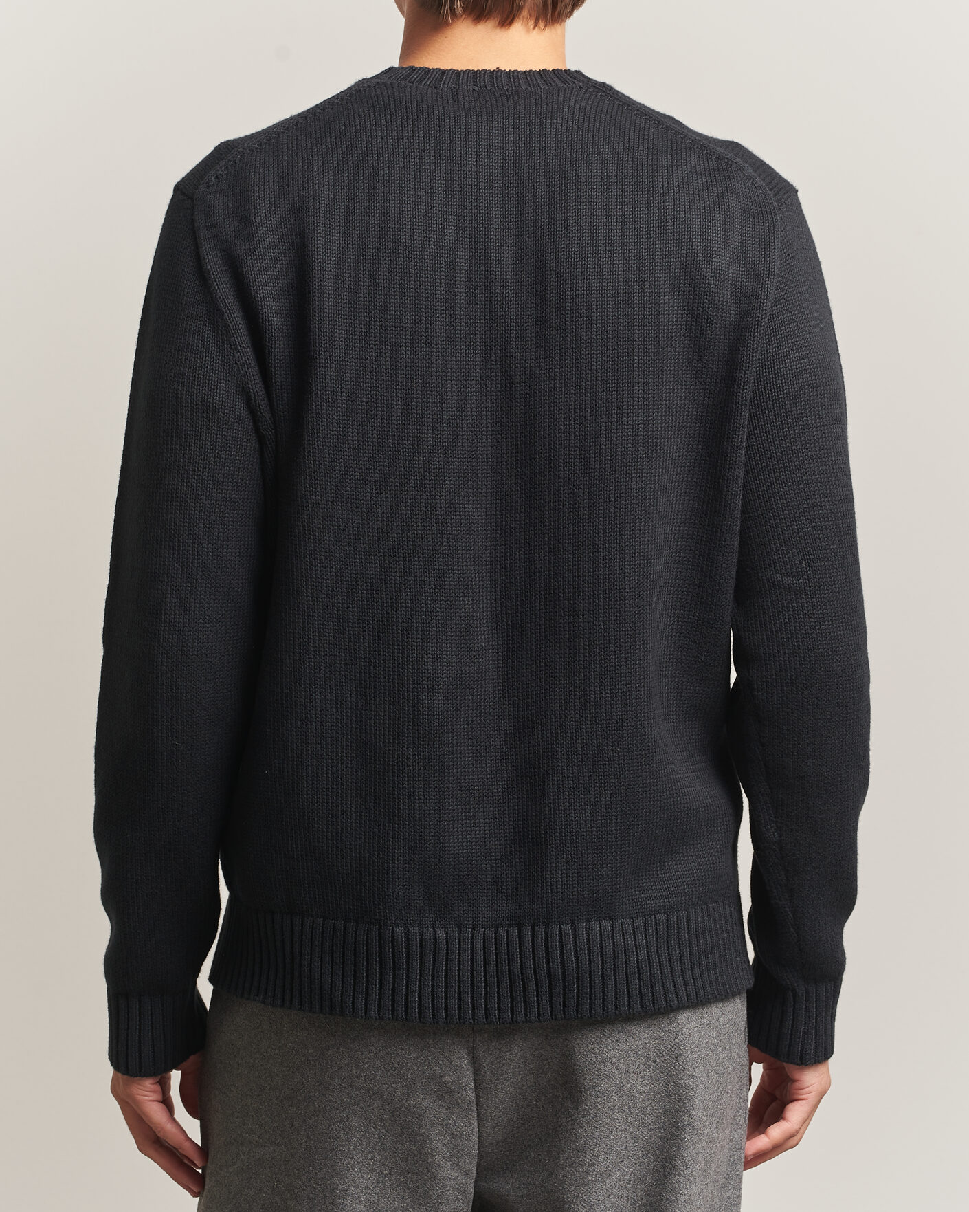 Herren | Pullover | Polo Ralph Lauren | Cotton Blend Bear Sweater Polo Black