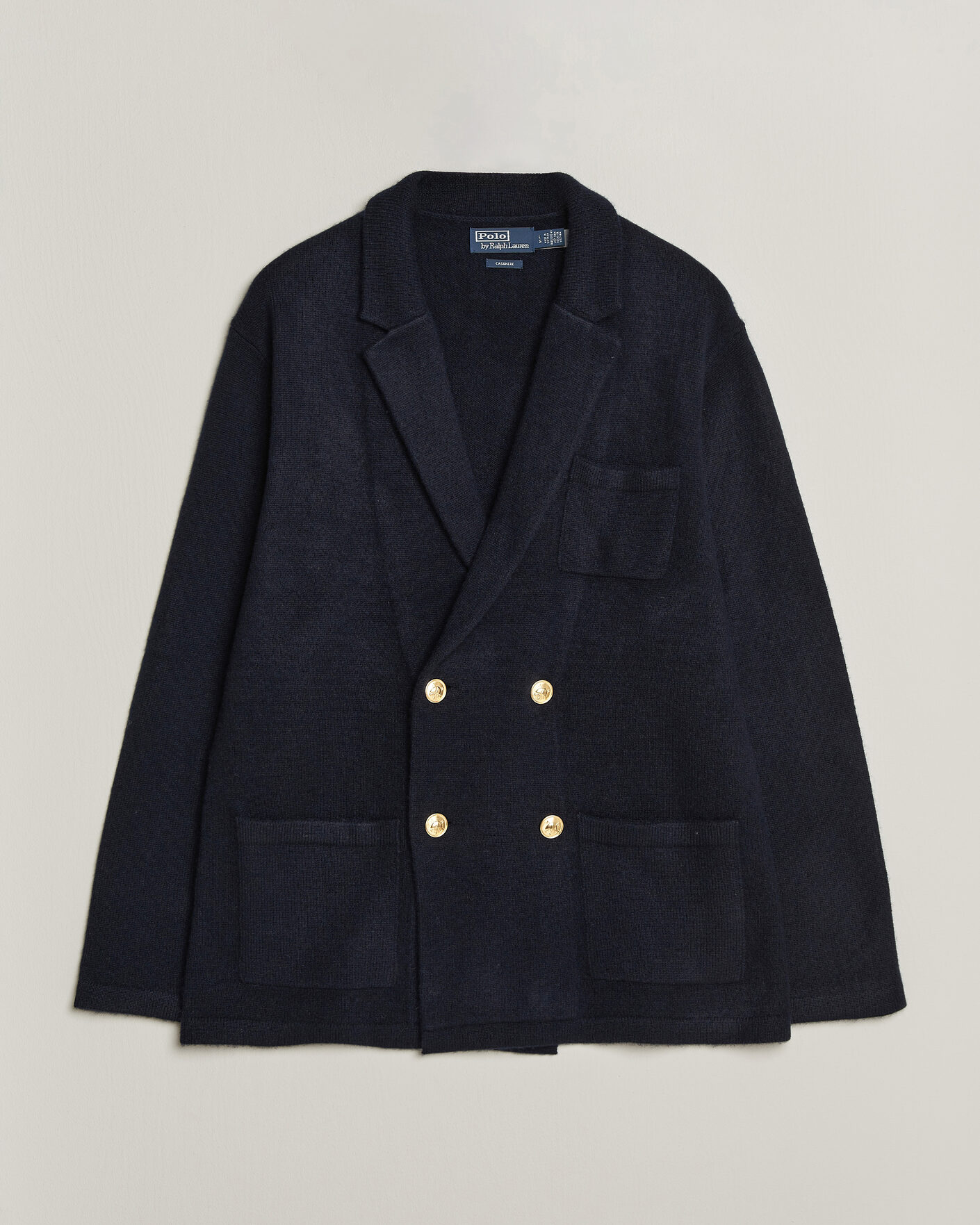Herren | Pullover | Polo Ralph Lauren | Double Breasted Cashmere Cardigan Aviator Navy