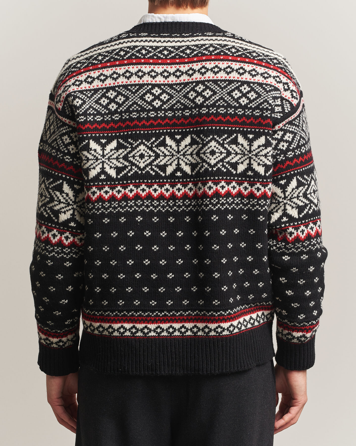 Herren | Pullover | Polo Ralph Lauren | Royal Holiday Wool Sweater Black Combo