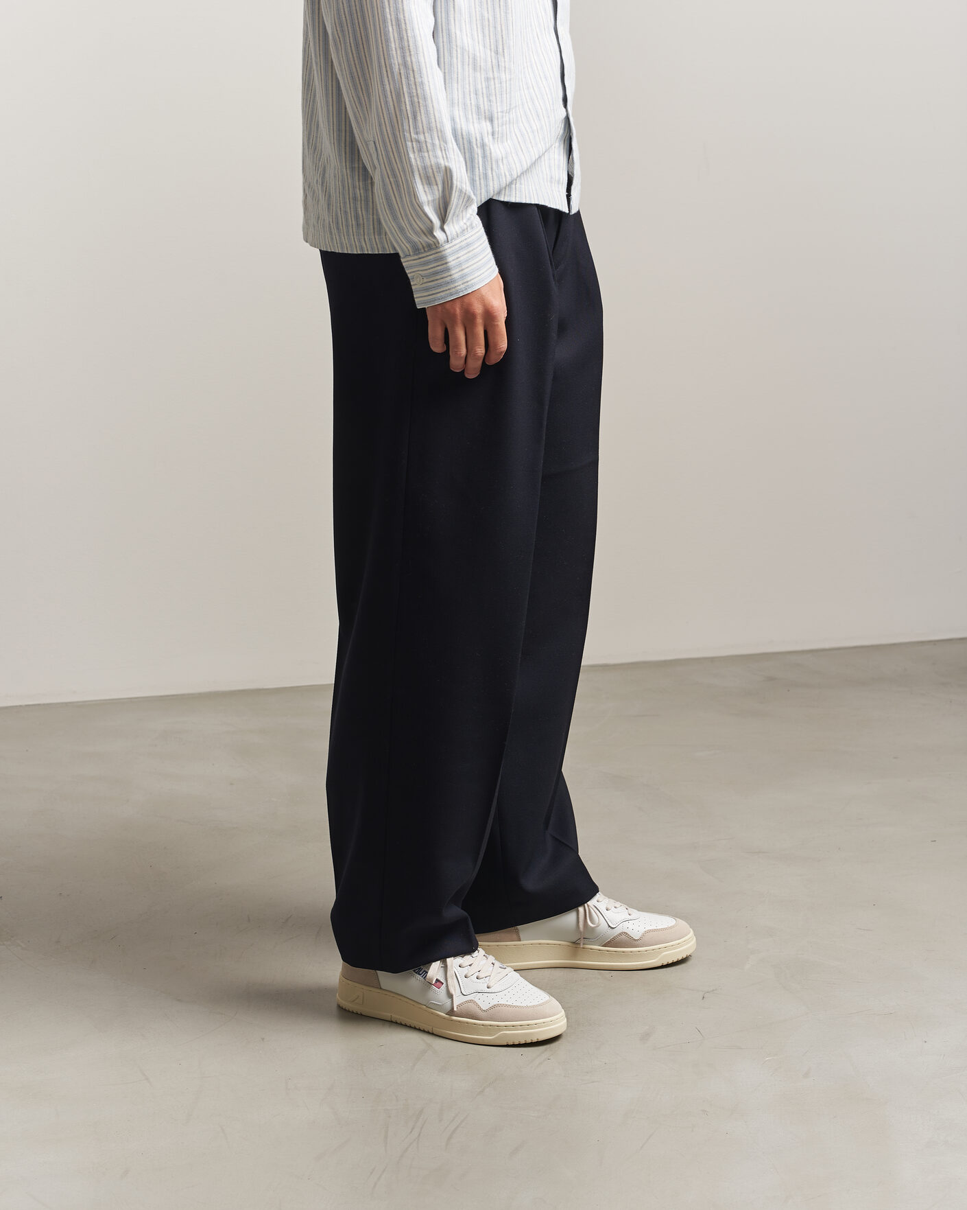 Herren | Sneaker | Autry | Medalist Low Leather/Suede Sneaker White/Fig
