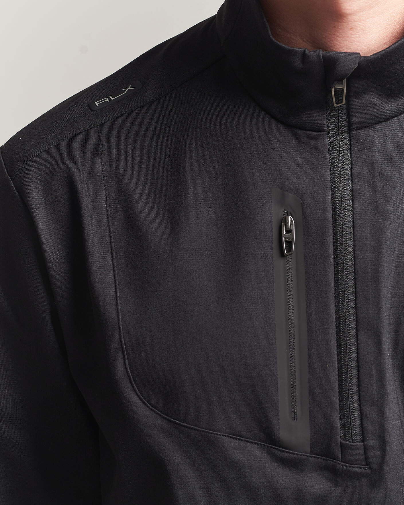 Herren | Pullover | Polo Ralph Lauren | Luxury Jersey Half Zip Polo Black