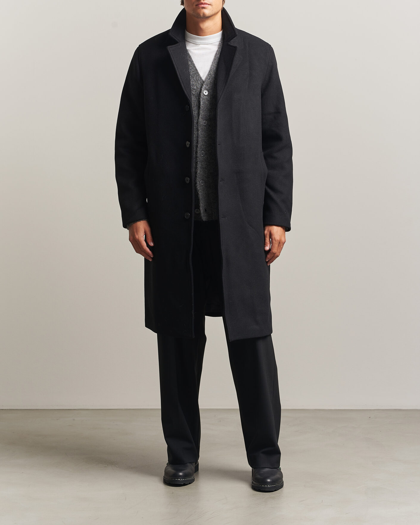 Herren | Jacken | Samsøe Samsøe | Falco Wool Coat Black