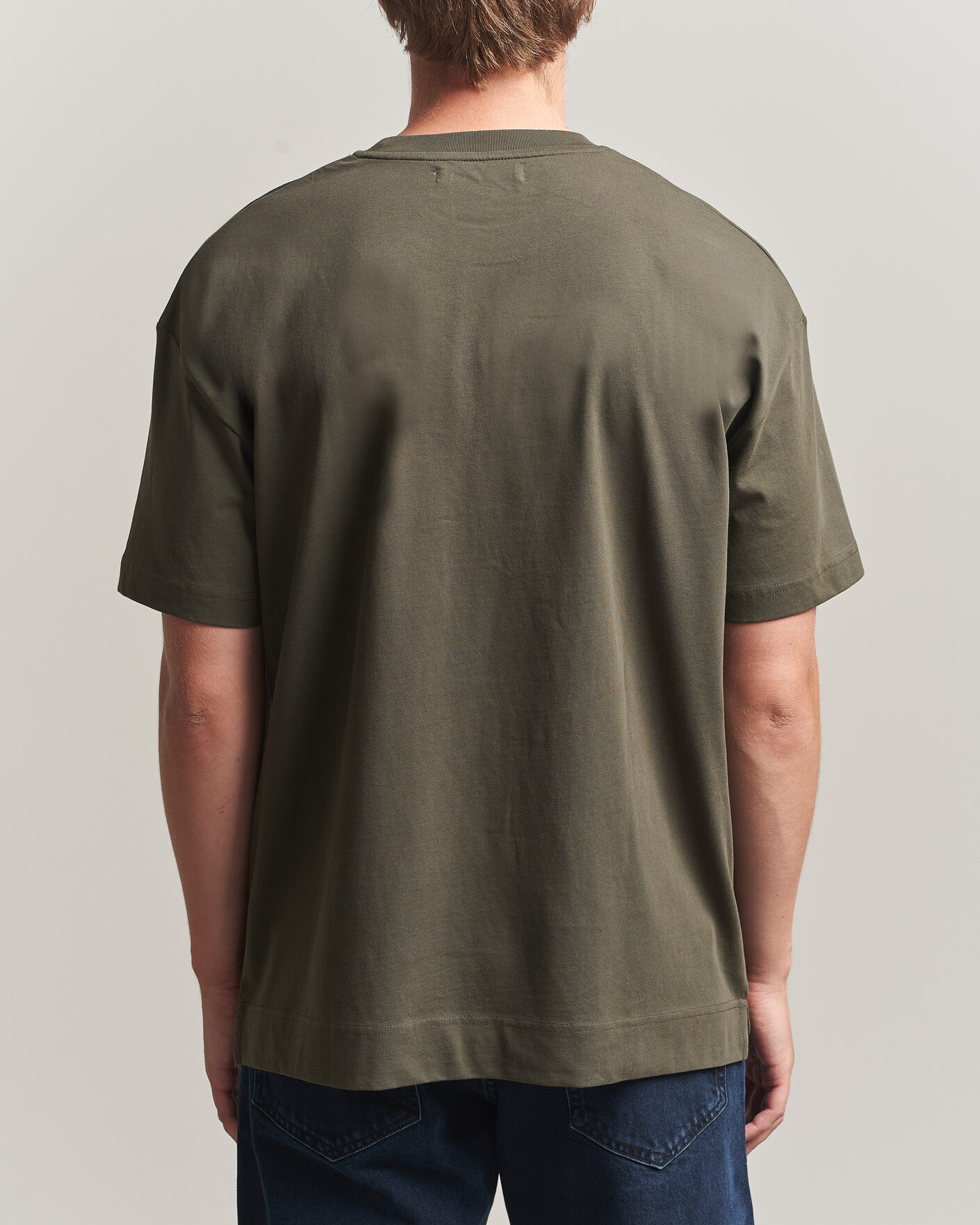 Herren | T-Shirts | Samsøe Samsøe | Joel Organic Cotton T-Shirt Forest Night