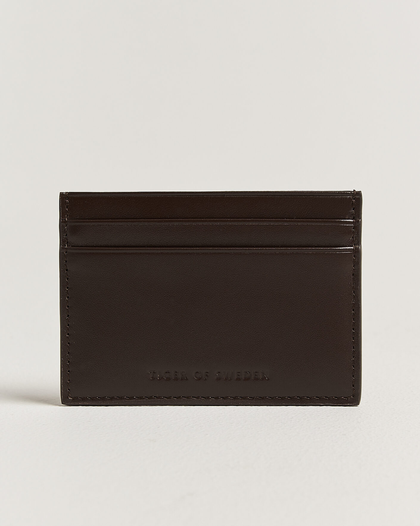 Herren | Geldbörsen | Tiger of Sweden | Wake Leather Card Holder Dark Brown