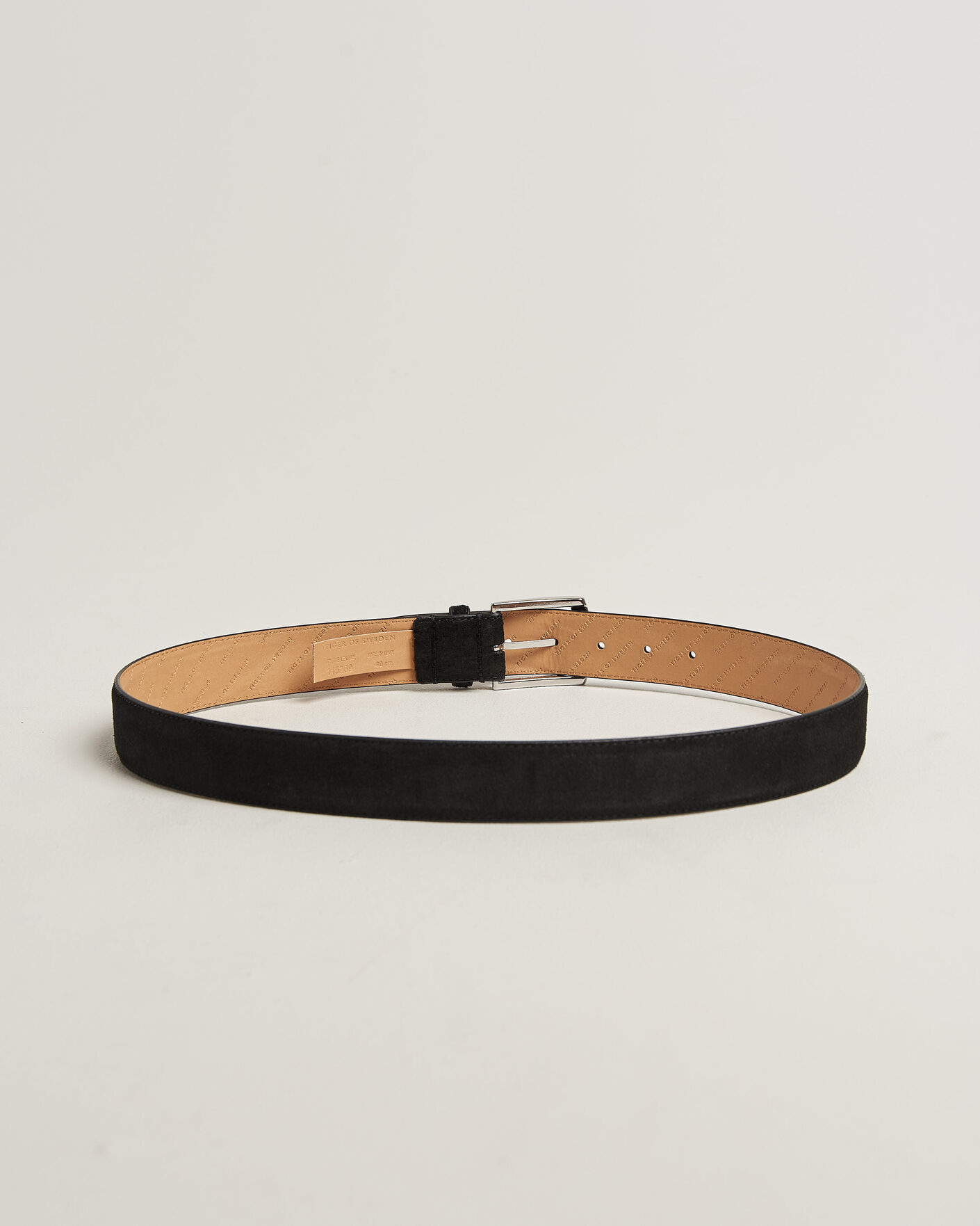 Herren | Gürtel | Tiger of Sweden | Bergstroms Suede Belt Black