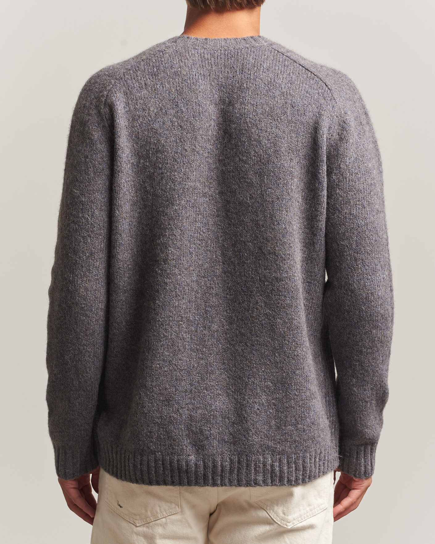 Herren | Pullover | Tiger of Sweden | Adryan Yak/Alpaca Knitted Sweater Grey Melange