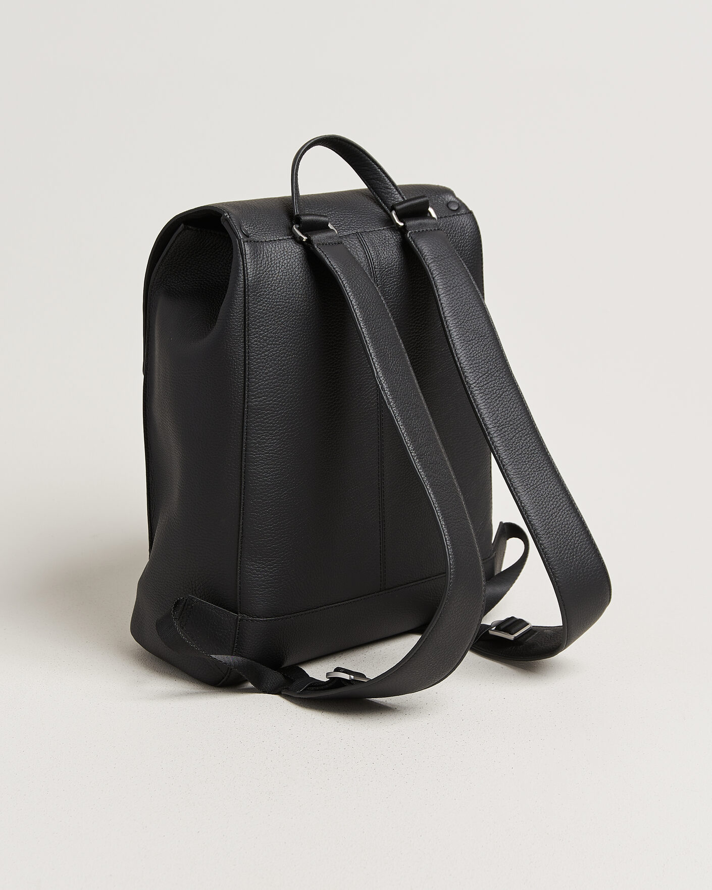 Herren | Taschen | Tiger of Sweden | Vuntir Grained Leather Backpack Black