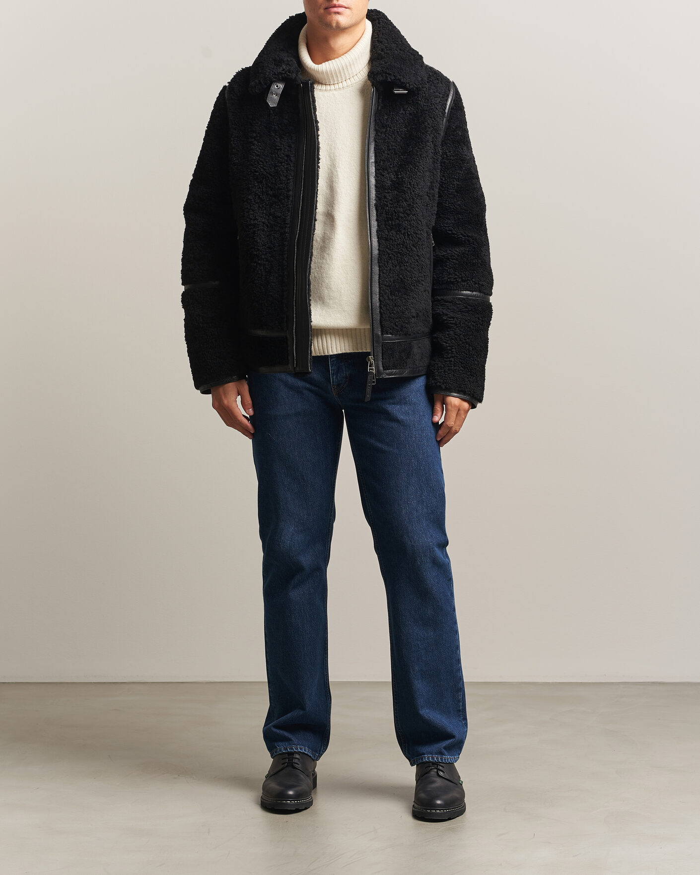 Herren | Jacken | Tiger of Sweden | Viggo Shearling Jacket Black
