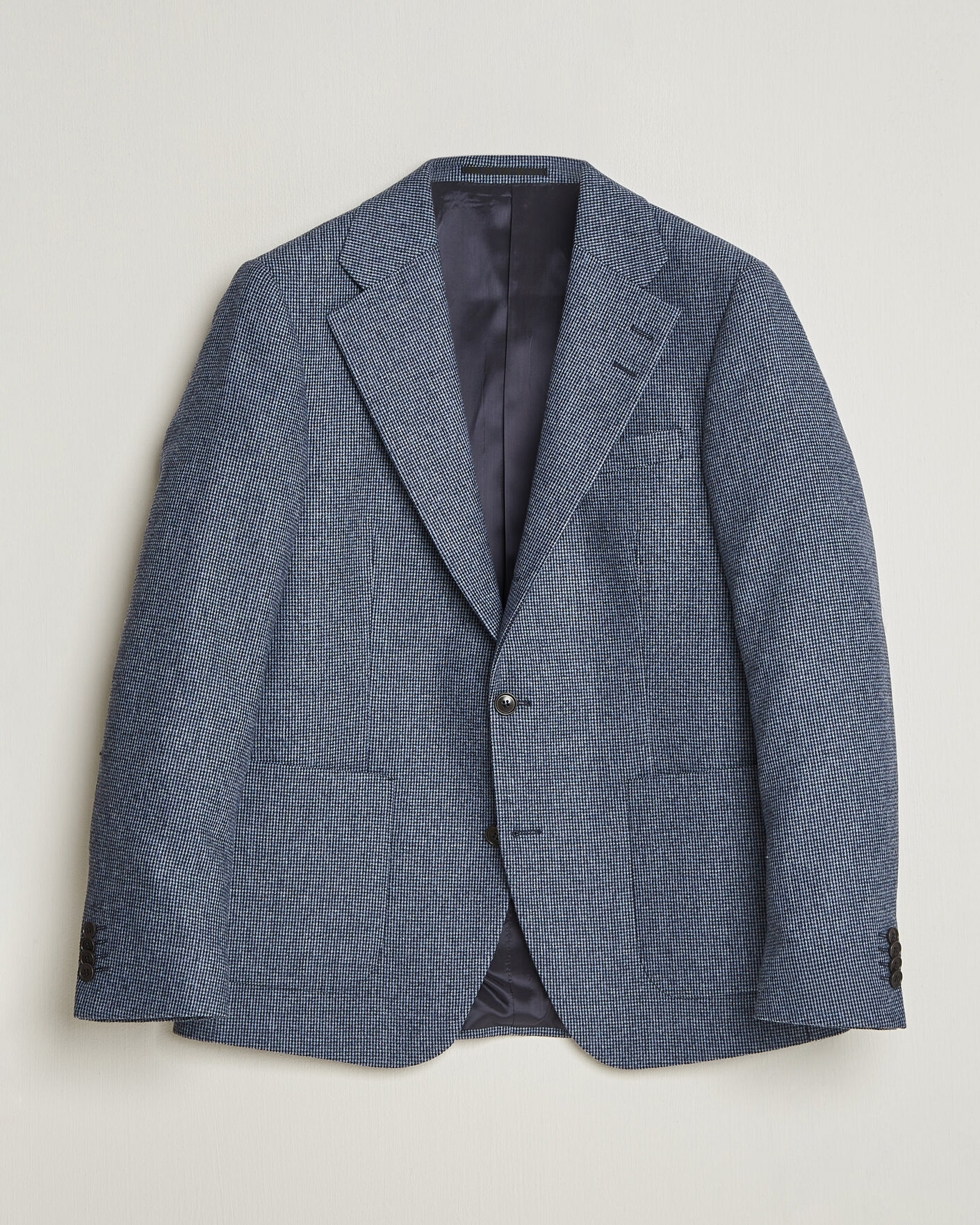 Herren | Sakkos | Tiger of Sweden | Easer Wool Pepita Blazer Iron Haze