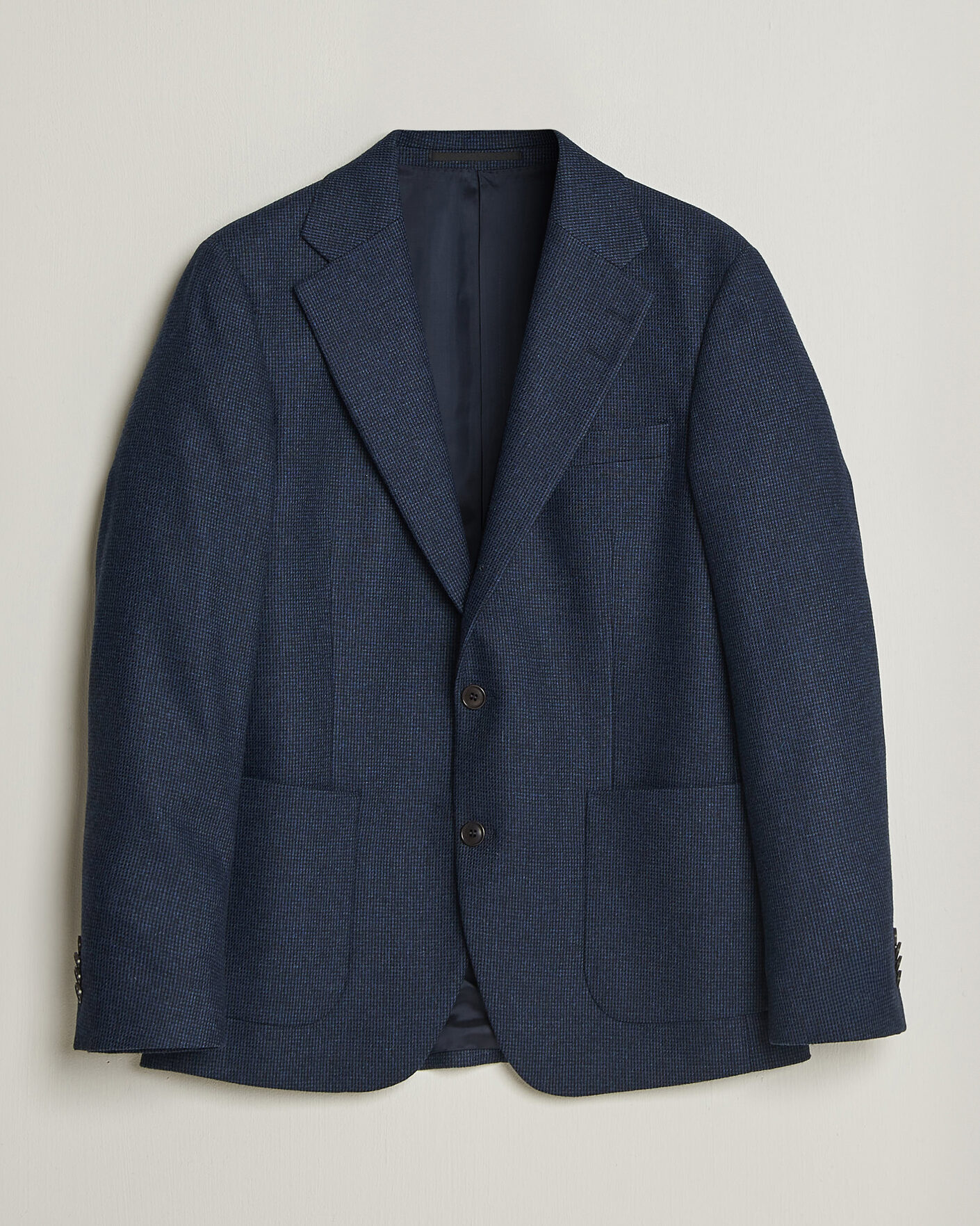 Herren | Sakkos | Tiger of Sweden | Easer Wool Pepita Blazer Sea