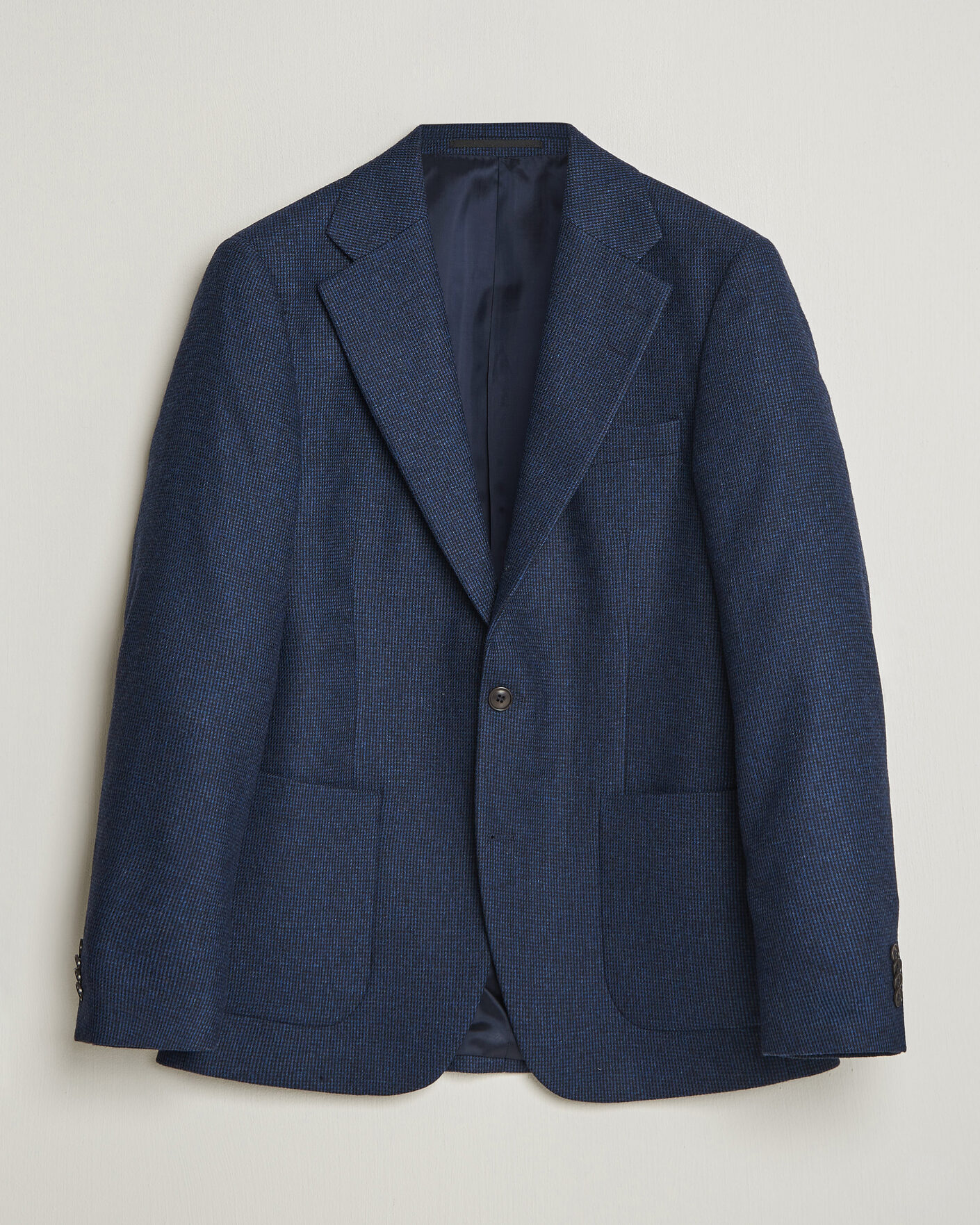 Herren | Sakkos | Tiger of Sweden | Easer Wool Pepita Blazer Sea