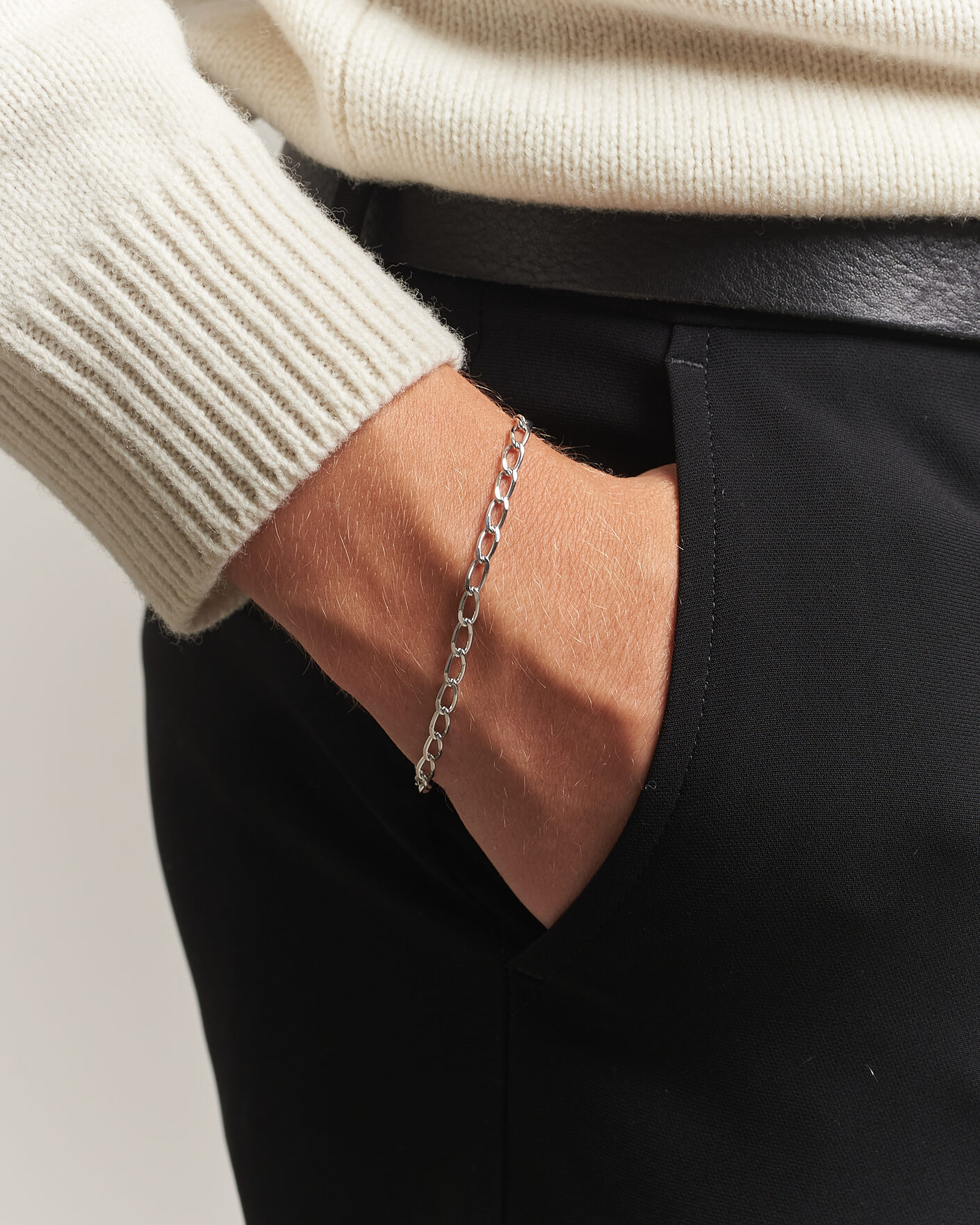 Herren | Schmuck | Tom Wood | Arlo Medium Bracelet Silver