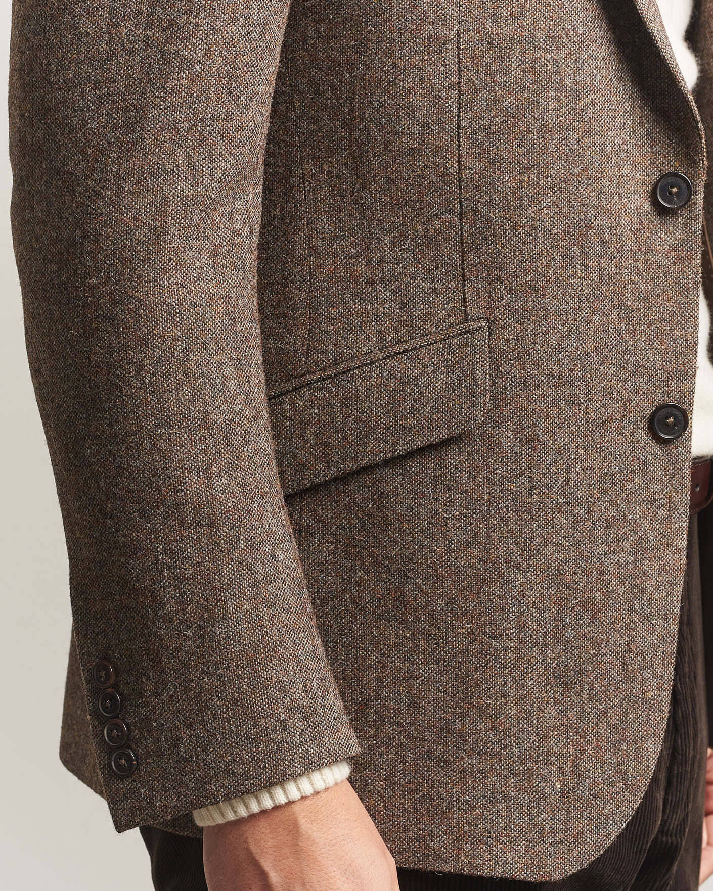 Herren | Sakkos | Walker Slater | Edward Shetland Wool Donegal Blazer Tobacco