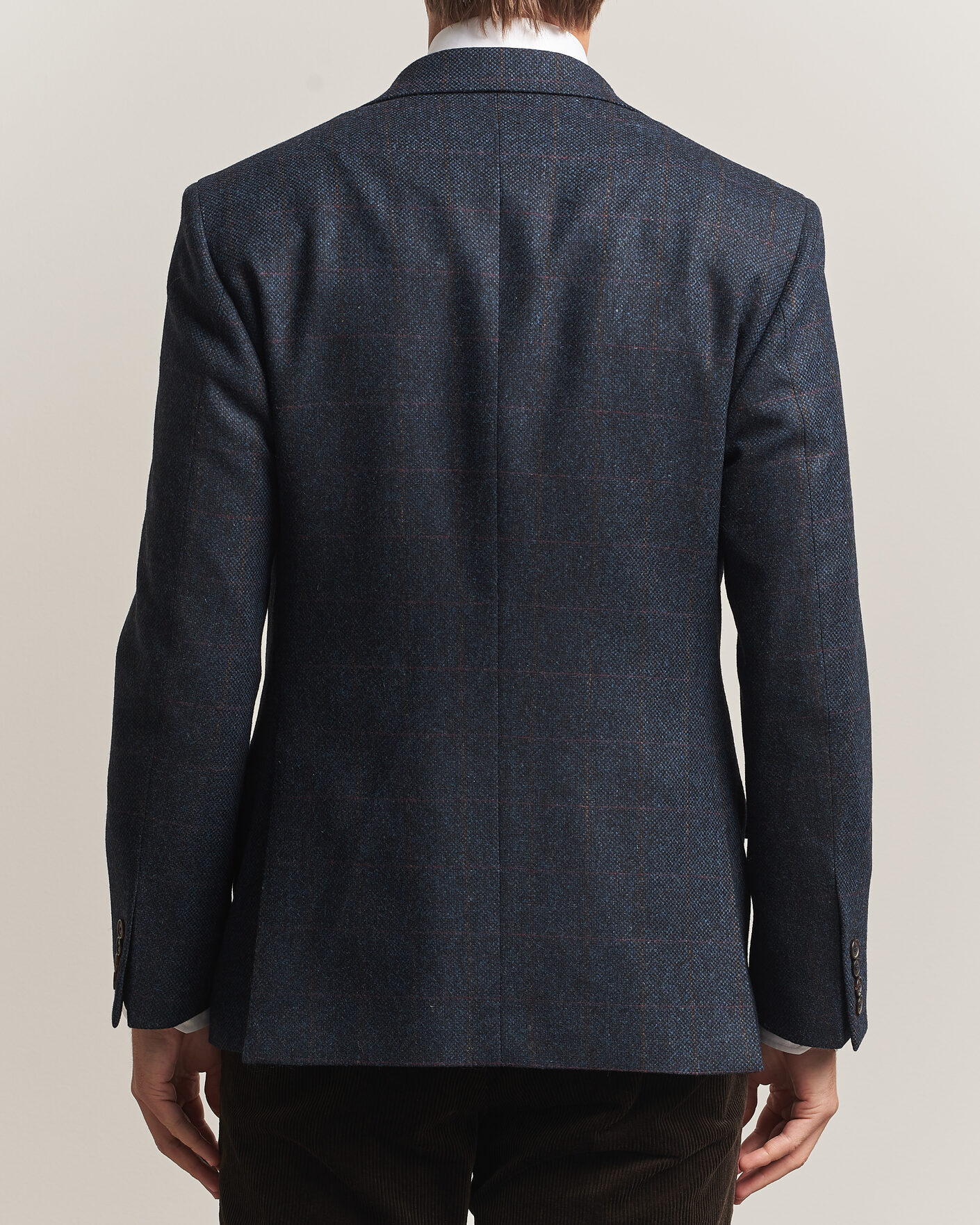 Herren | Sakkos | Walker Slater | Edward Lambswool Windowpane Blazer Navy