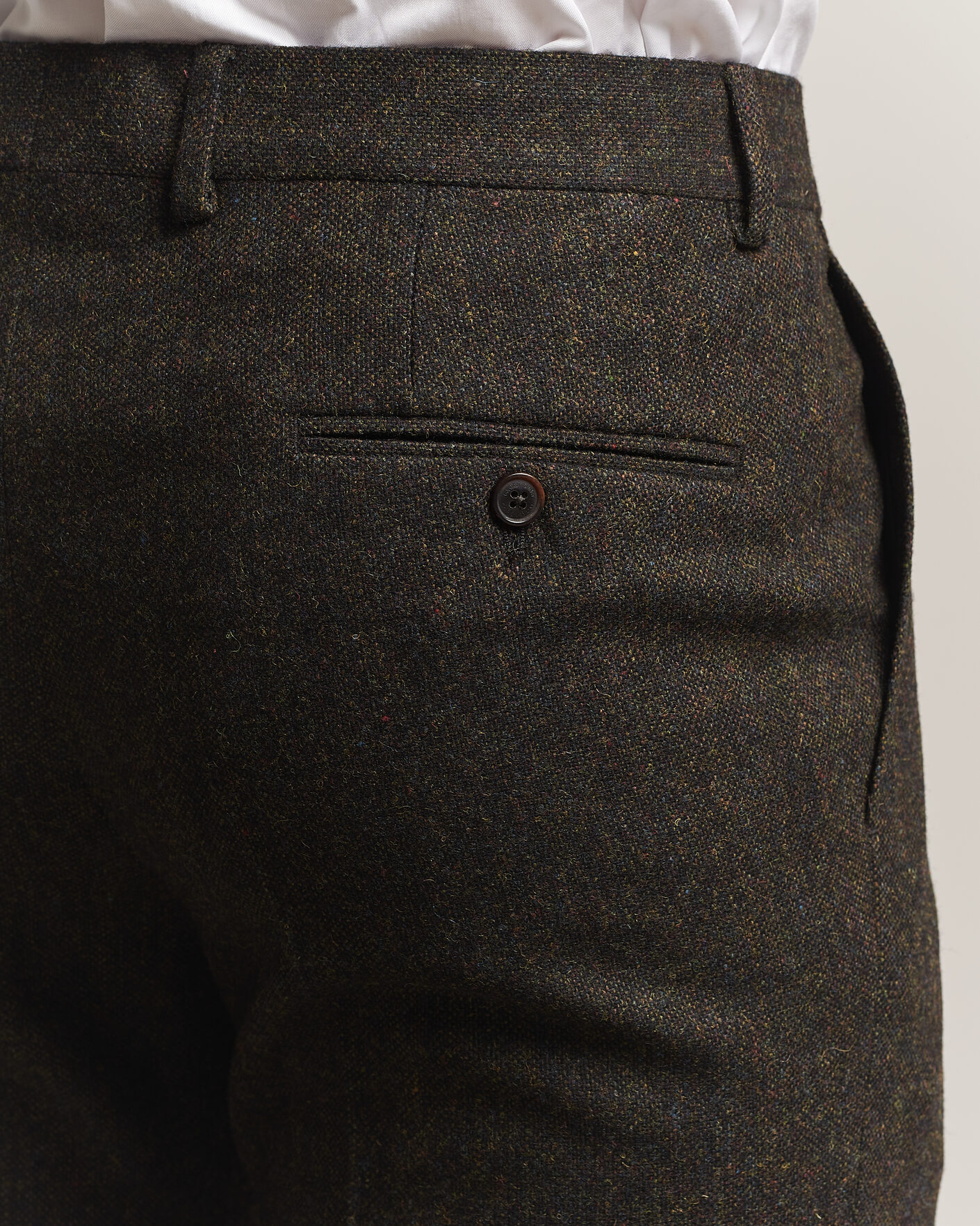 Herren | Hosen | Walker Slater | Edward Shetland Wool Donegal Trousers Brown