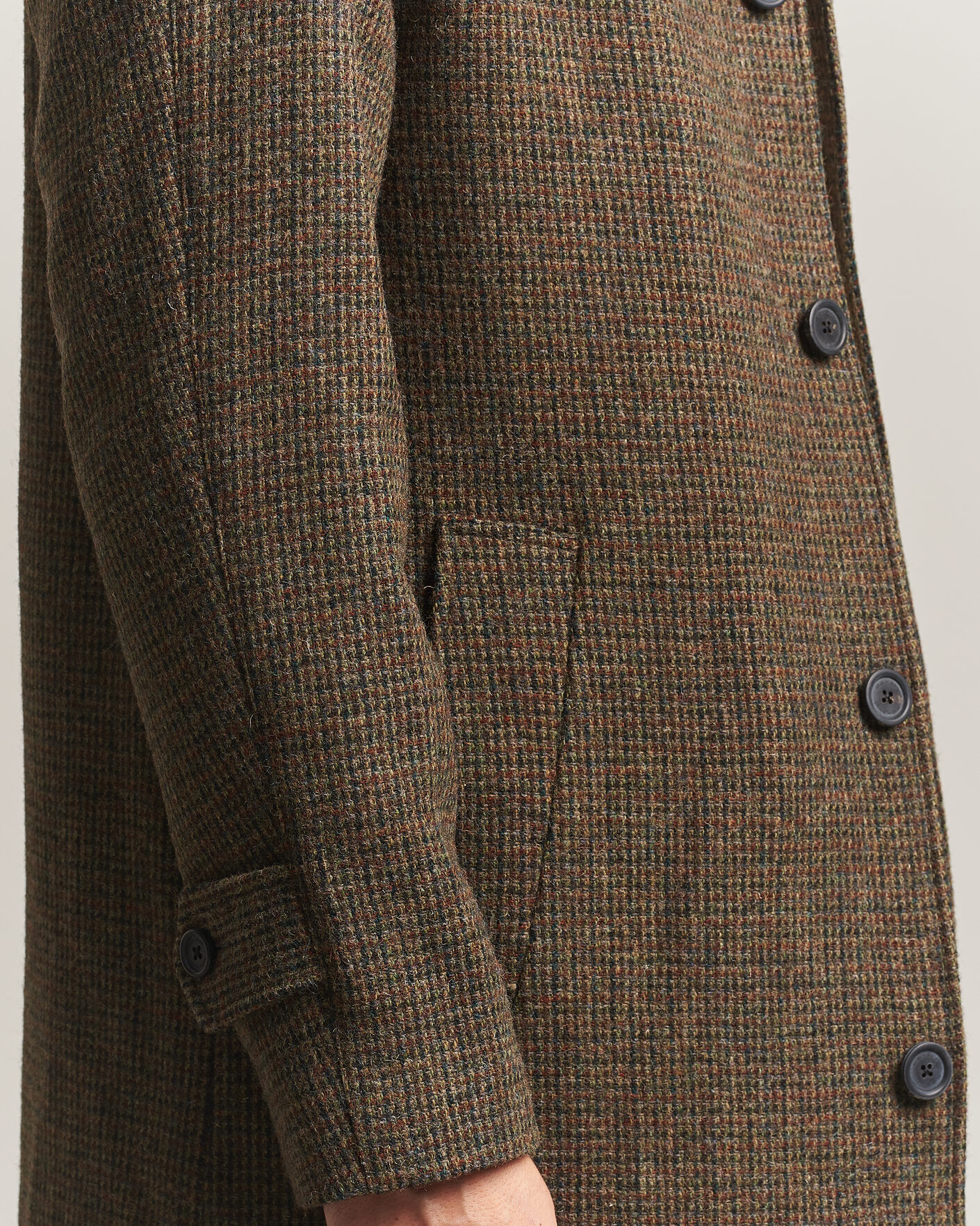 Herren | Jacken | Walker Slater | Sherlock Harris Tweed Microcheck Coat Amber Brown