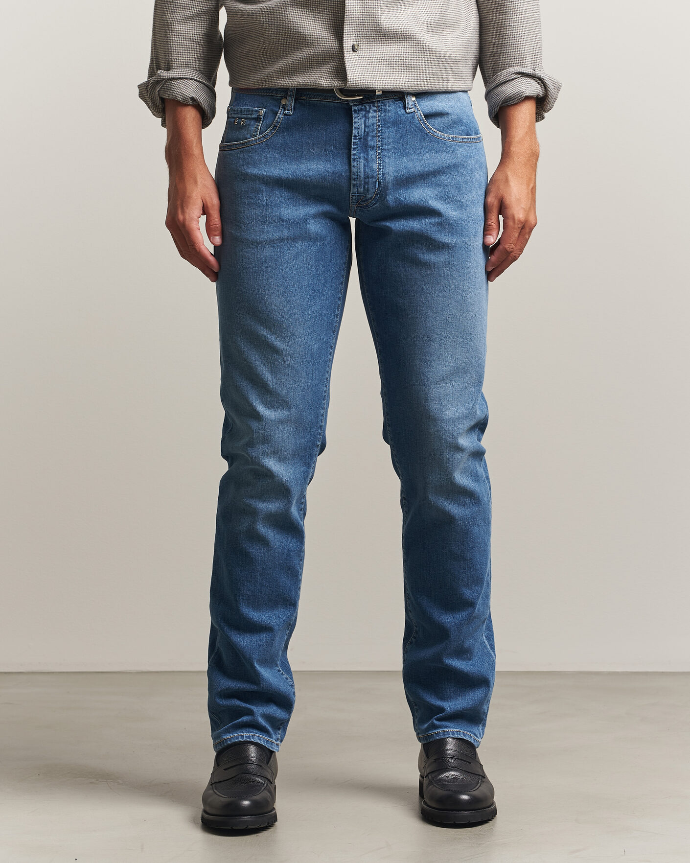 Herren | Jeans | Tramarossa | Michelangelo Stretch Jeans Light Blue