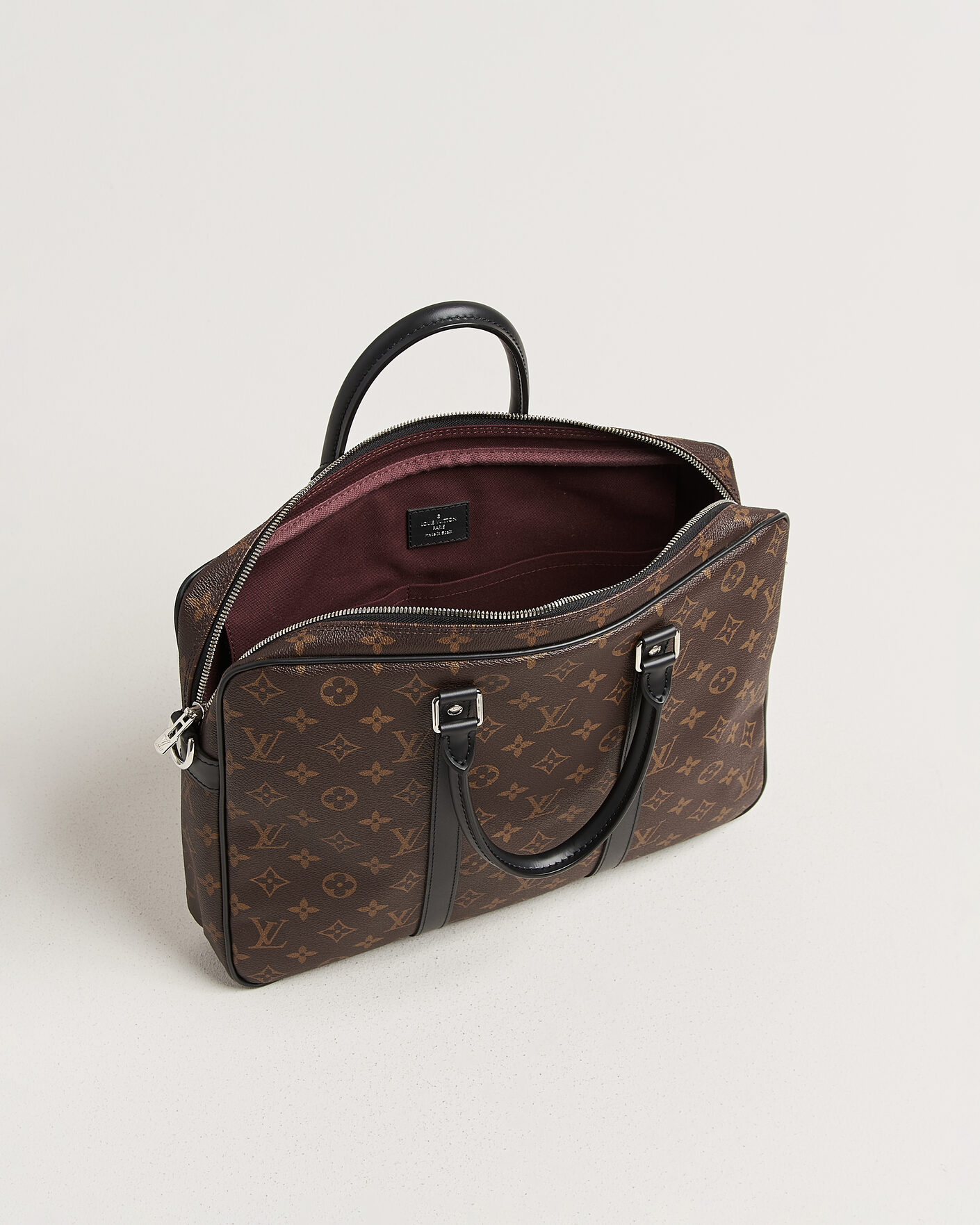 Herren | Pre-Owned & Vintage Bags | Louis Vuitton Pre-Owned | Porte-Documents Voyage Briefcase Monogram Macassar
