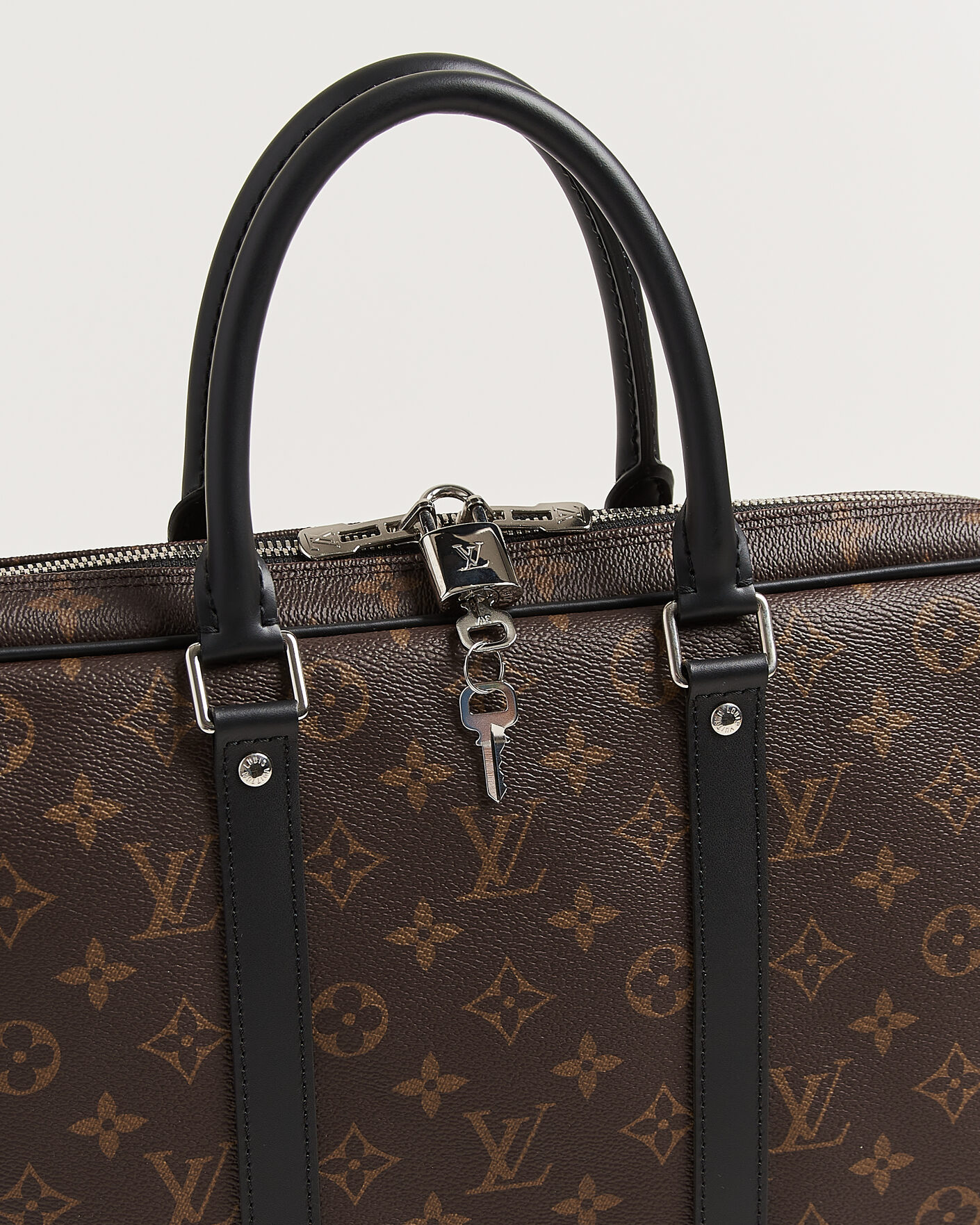 Herren | Pre-Owned & Vintage Bags | Louis Vuitton Pre-Owned | Porte-Documents Voyage Briefcase Monogram Macassar