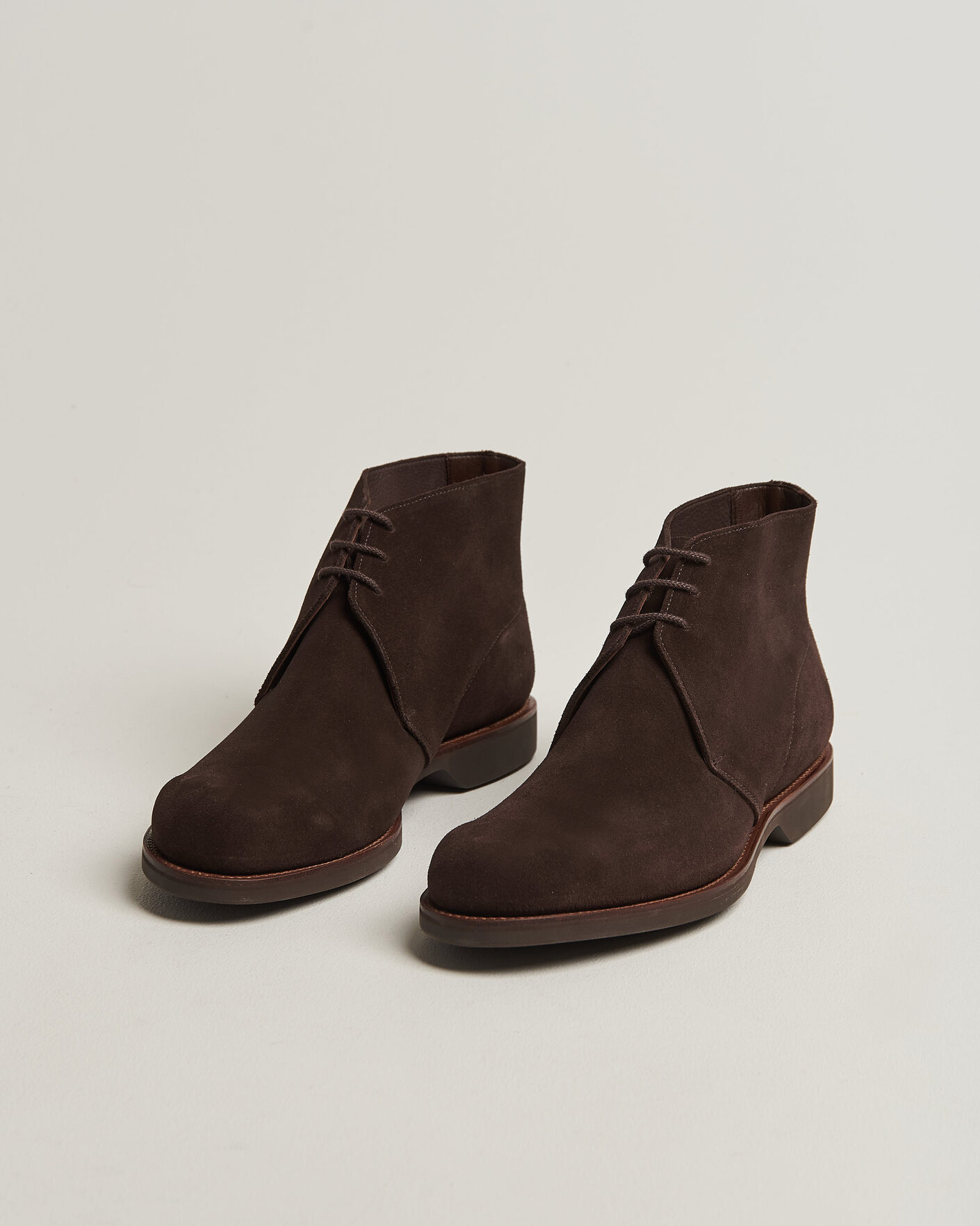 Herren | Boots | Crockett & Jones | Unlined Chukka 4 Boot Dark Brown Suede