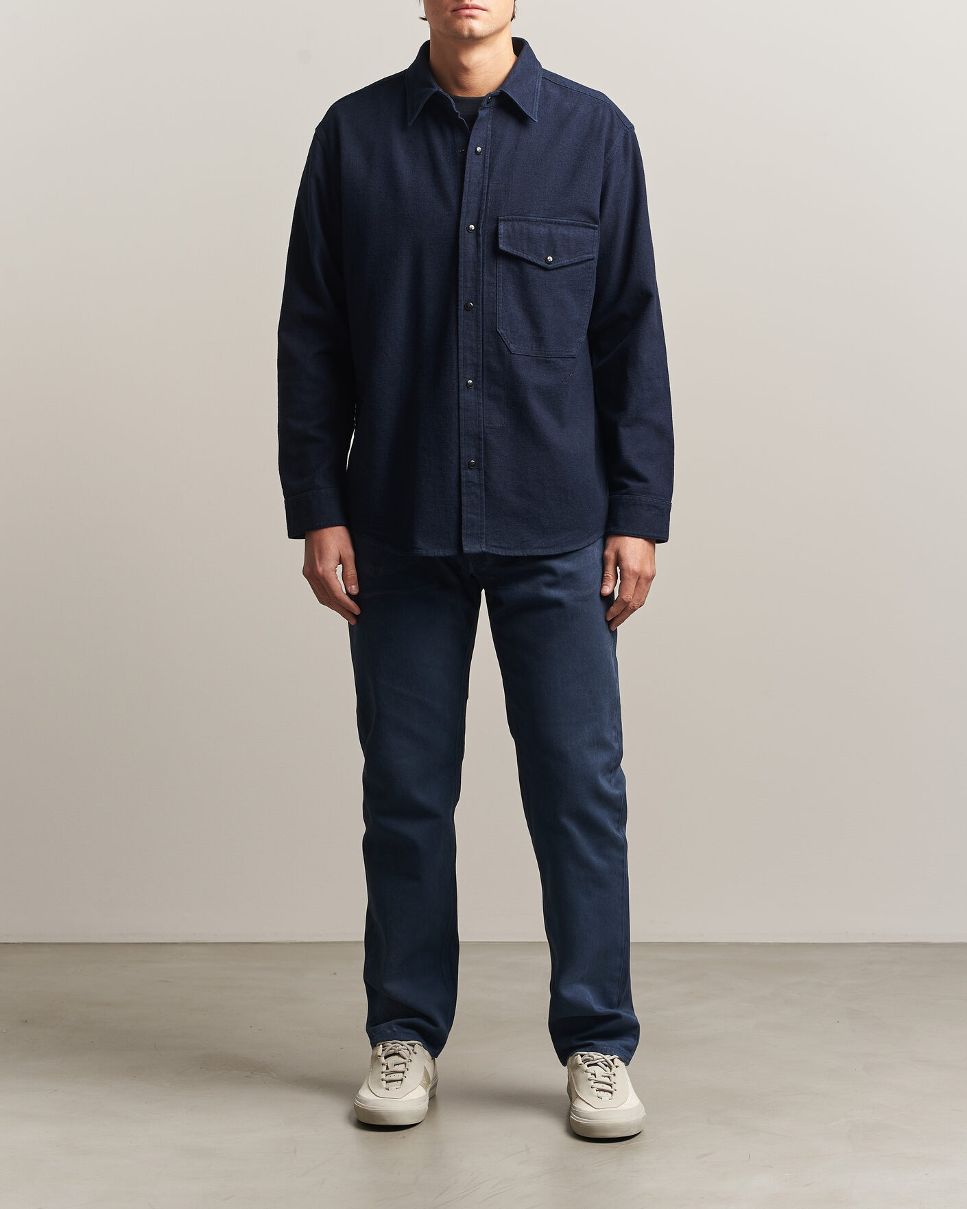 Herren | Jeans | Stone Island | Hand Sprayed Reflective Bull Denim Jeans Slate Blue