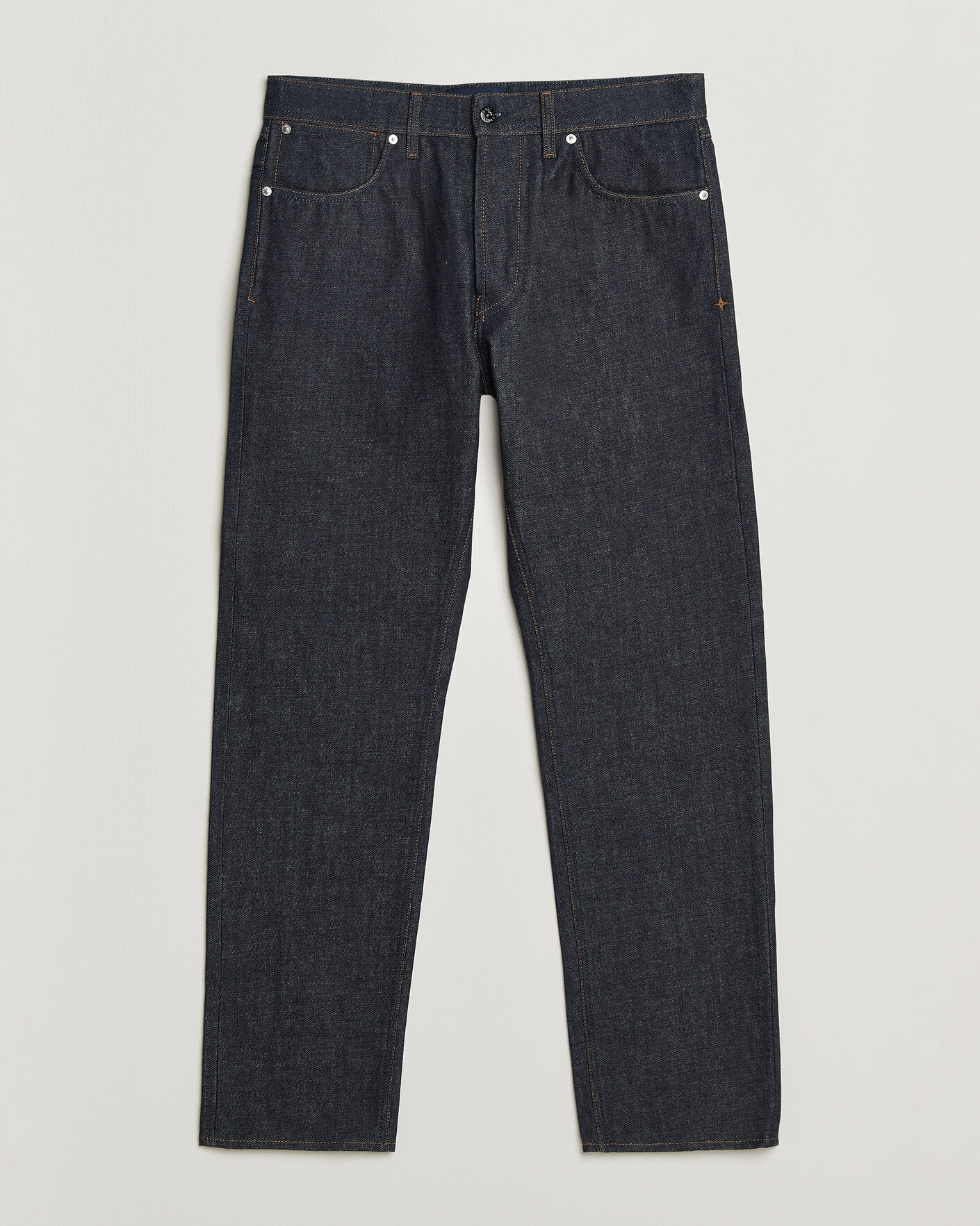 Herren | Jeans | Stone Island | Regular Straight Fit Indigo Jeans Blue Raw