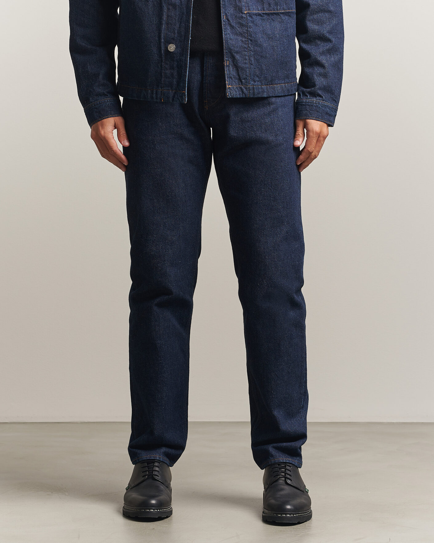 Herren | Jeans | Stone Island | Regular Straight Fit Indigo Jeans Blue Rinse