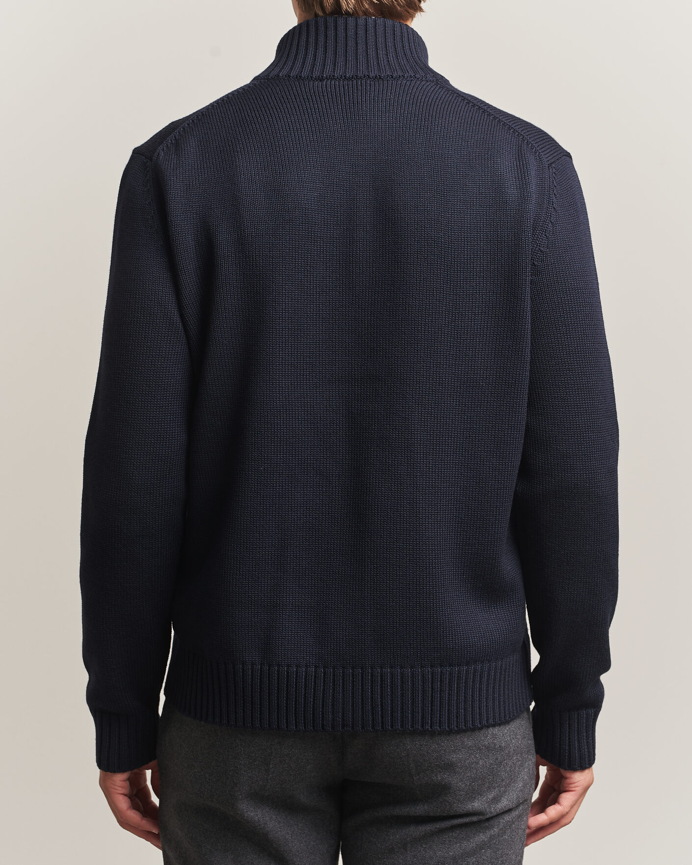 Herren | Pullover | Zanone | Virgin Merino Wool Chioto Navy