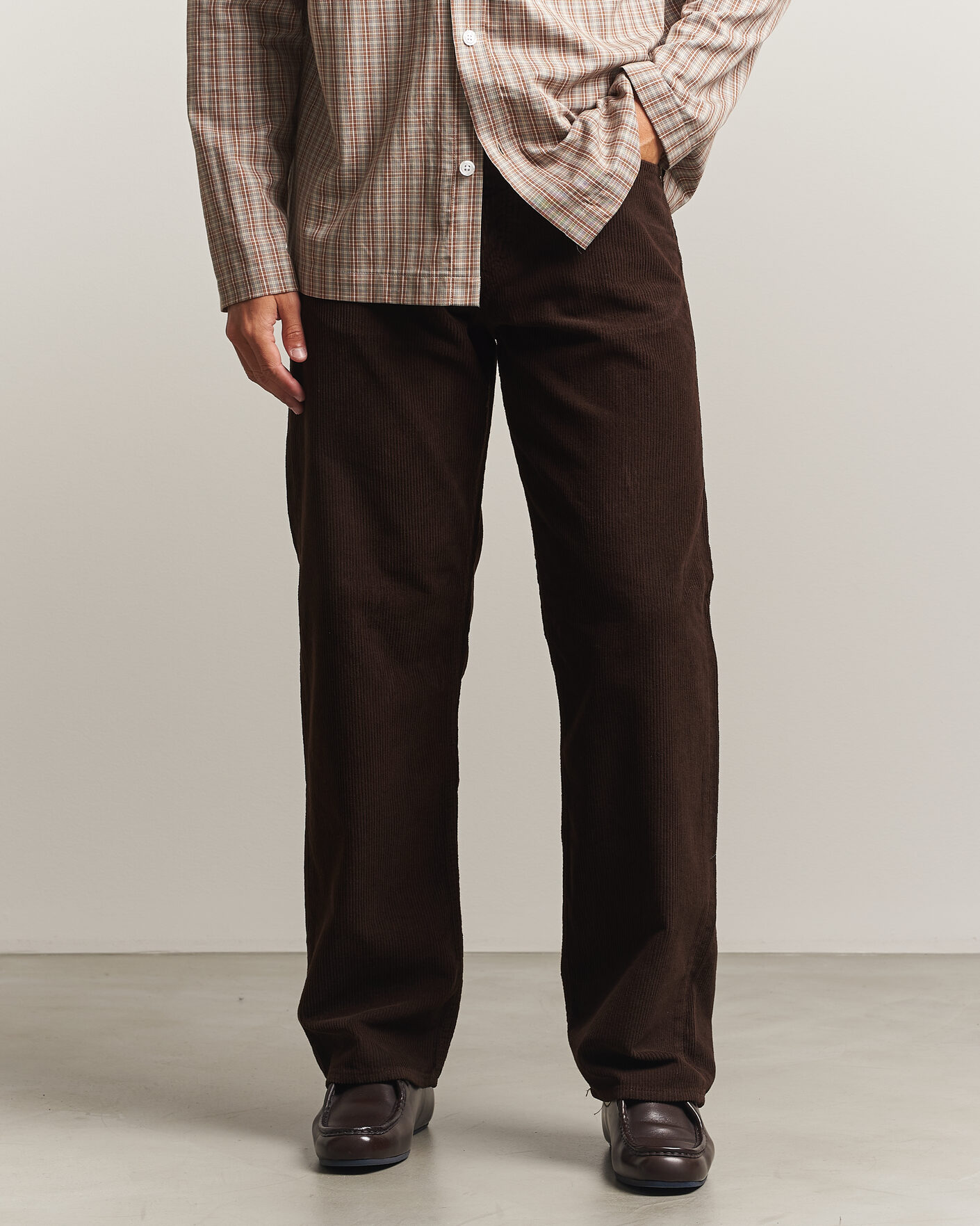 Herren | Hosen | Sunflower | Loose Corduroy Pants Brown