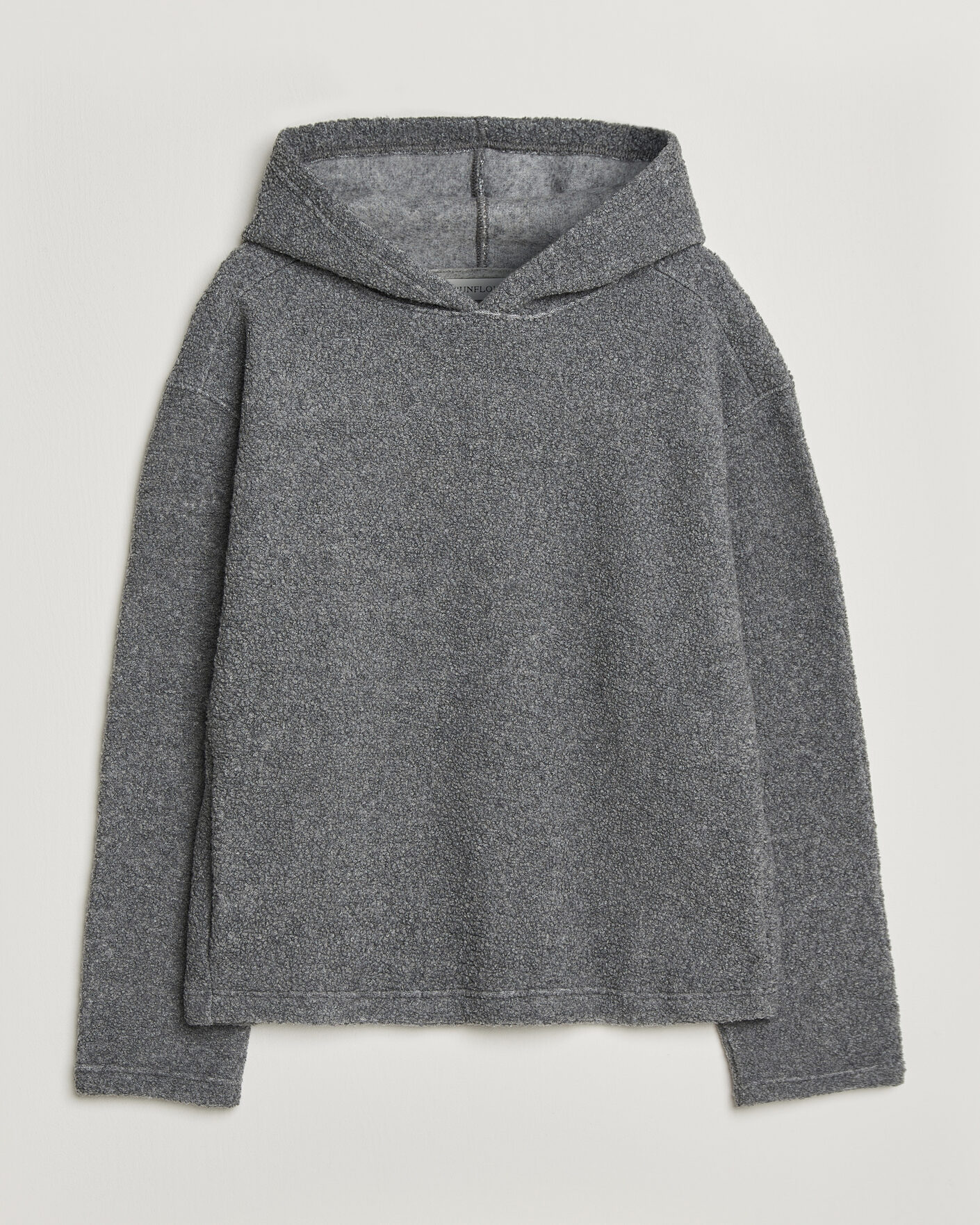 Herren | Pullover | Sunflower | Wool Hoodie Grey Melange