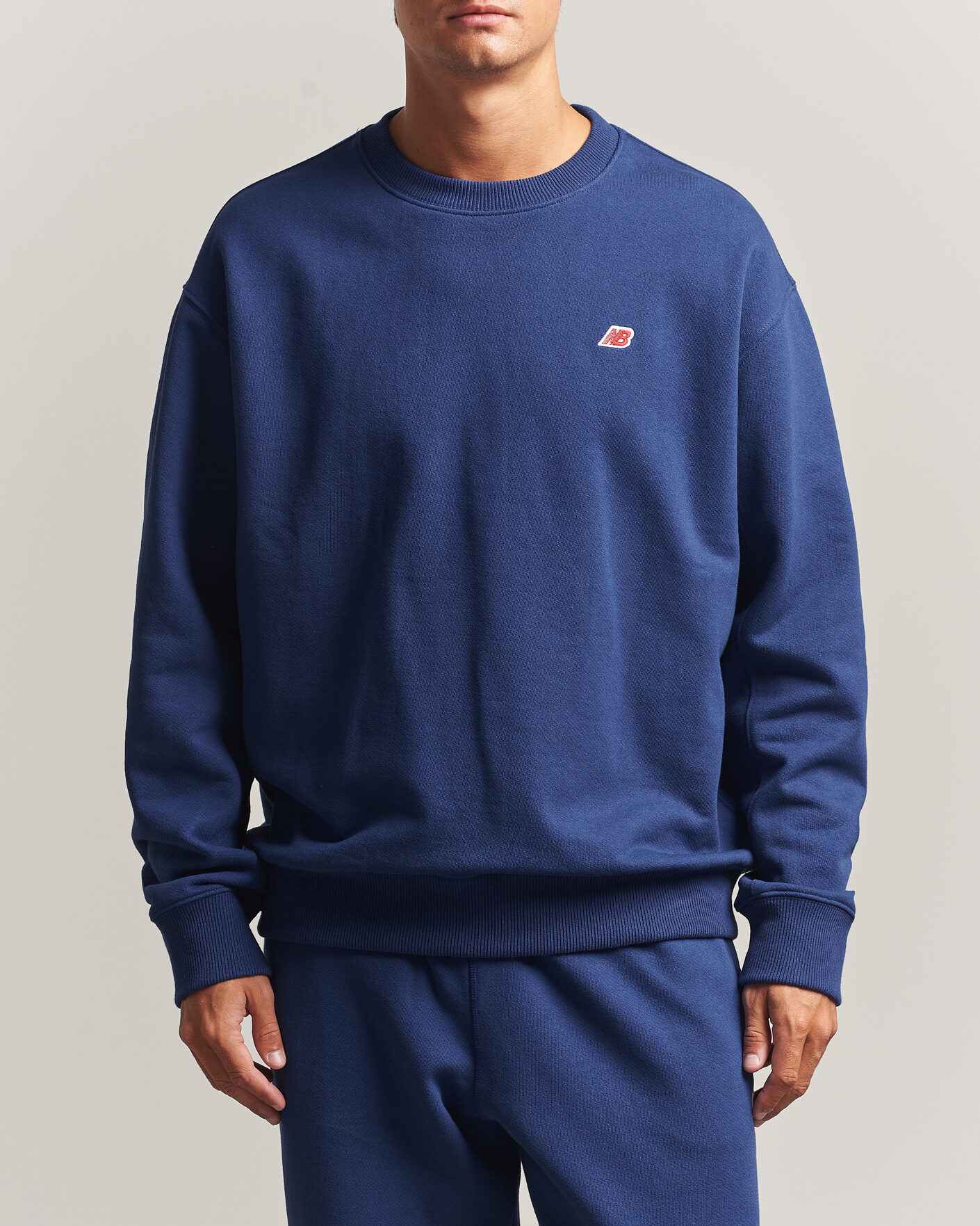 Herren | Pullover | New Balance Made In US & UK | New Balance Made in Made In USA Core Sweatshirt Blue Oyster