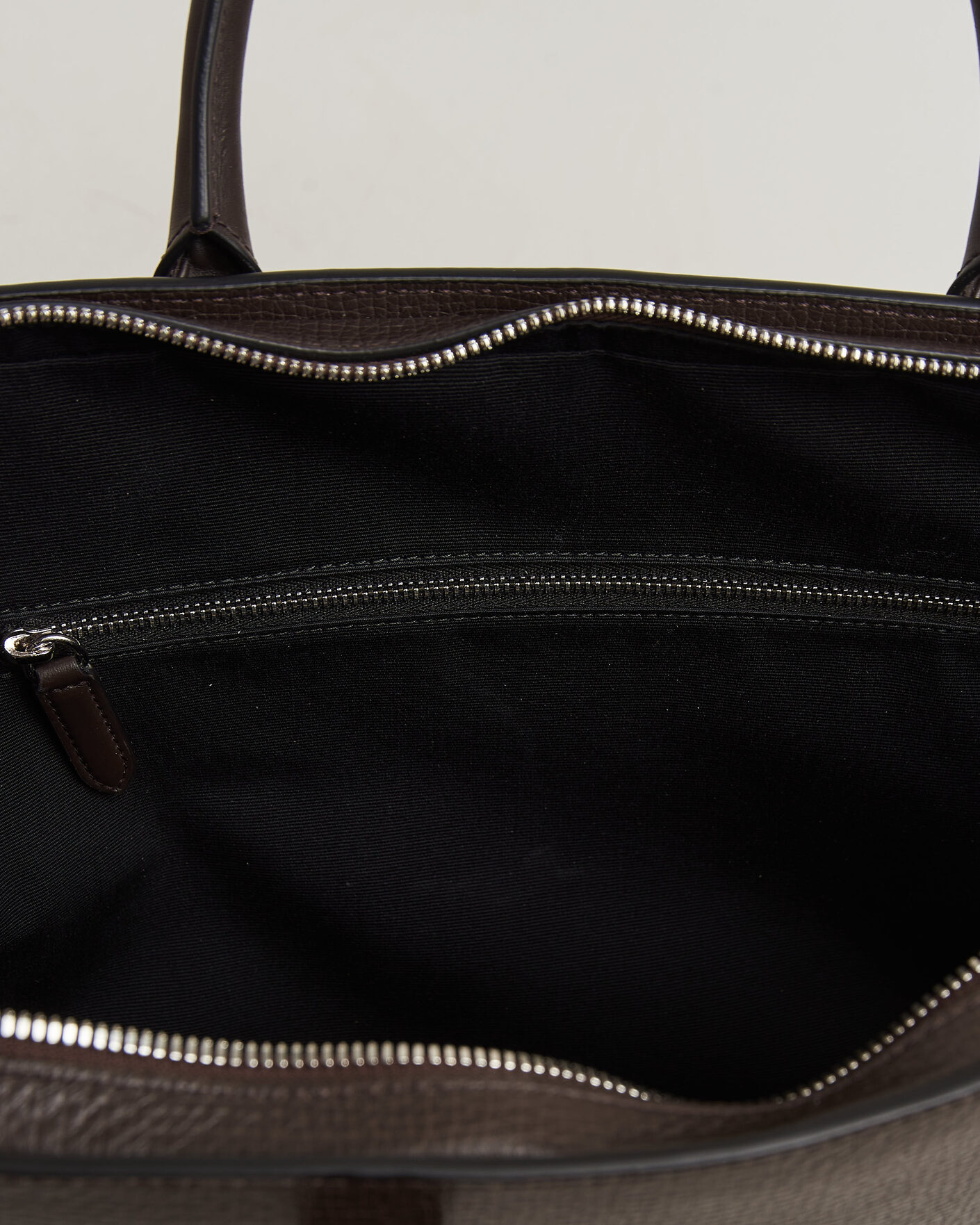 Herren | Taschen | Smythson | Ludlow Ultra Slim Briefcase With Zip Front Dark Brown