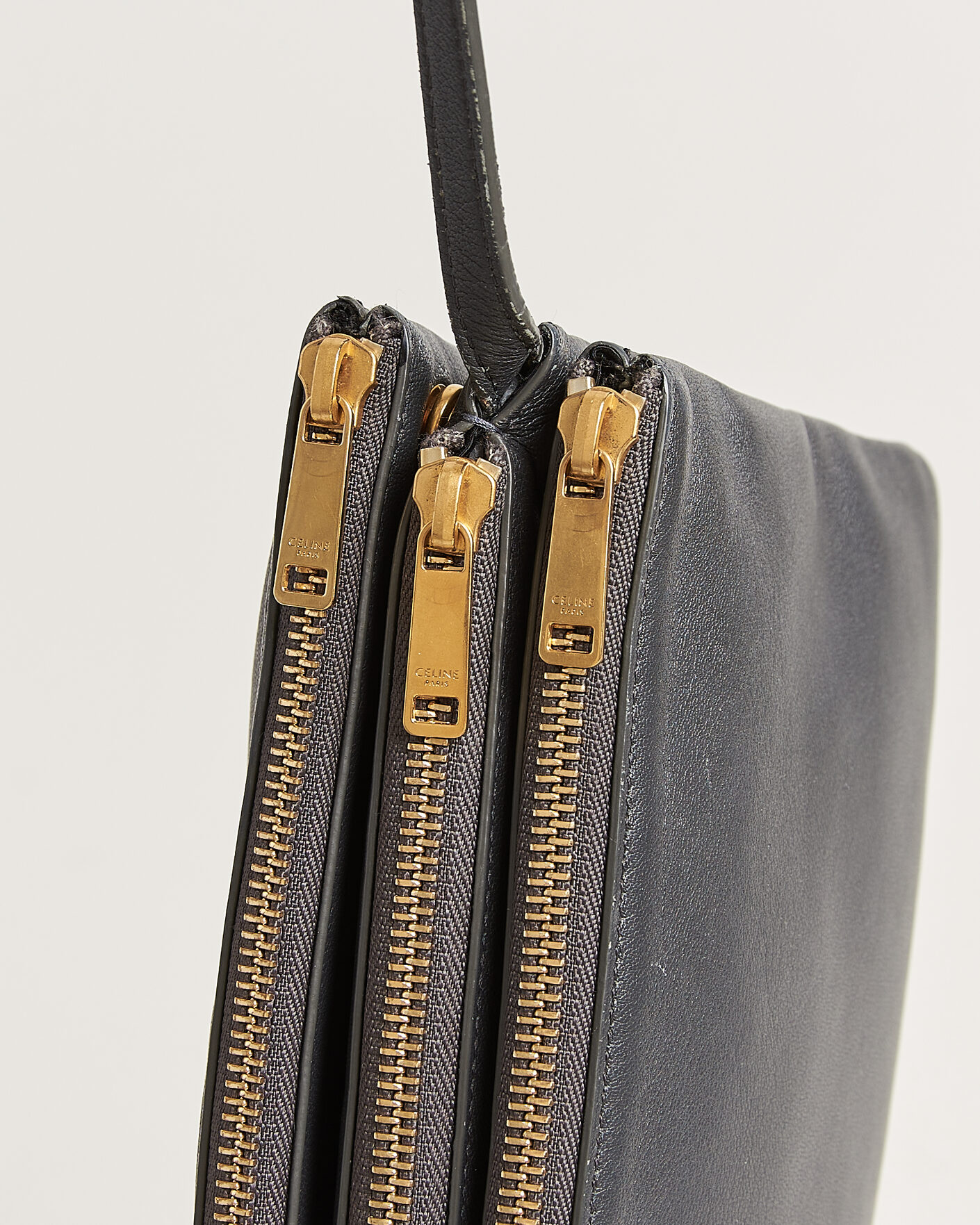 Herren | Pre-Owned & Vintage Bags | Celine Pre-Owned | Trio Bag Small Grey