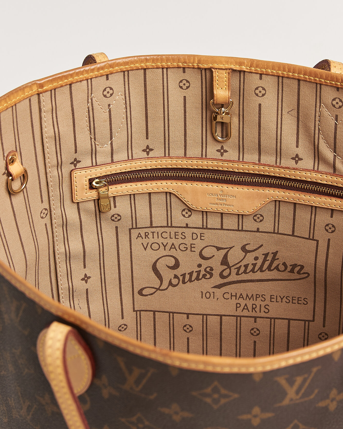 Herren | Pre-Owned & Vintage Bags | Louis Vuitton Pre-Owned | Neverfull MM Monogram