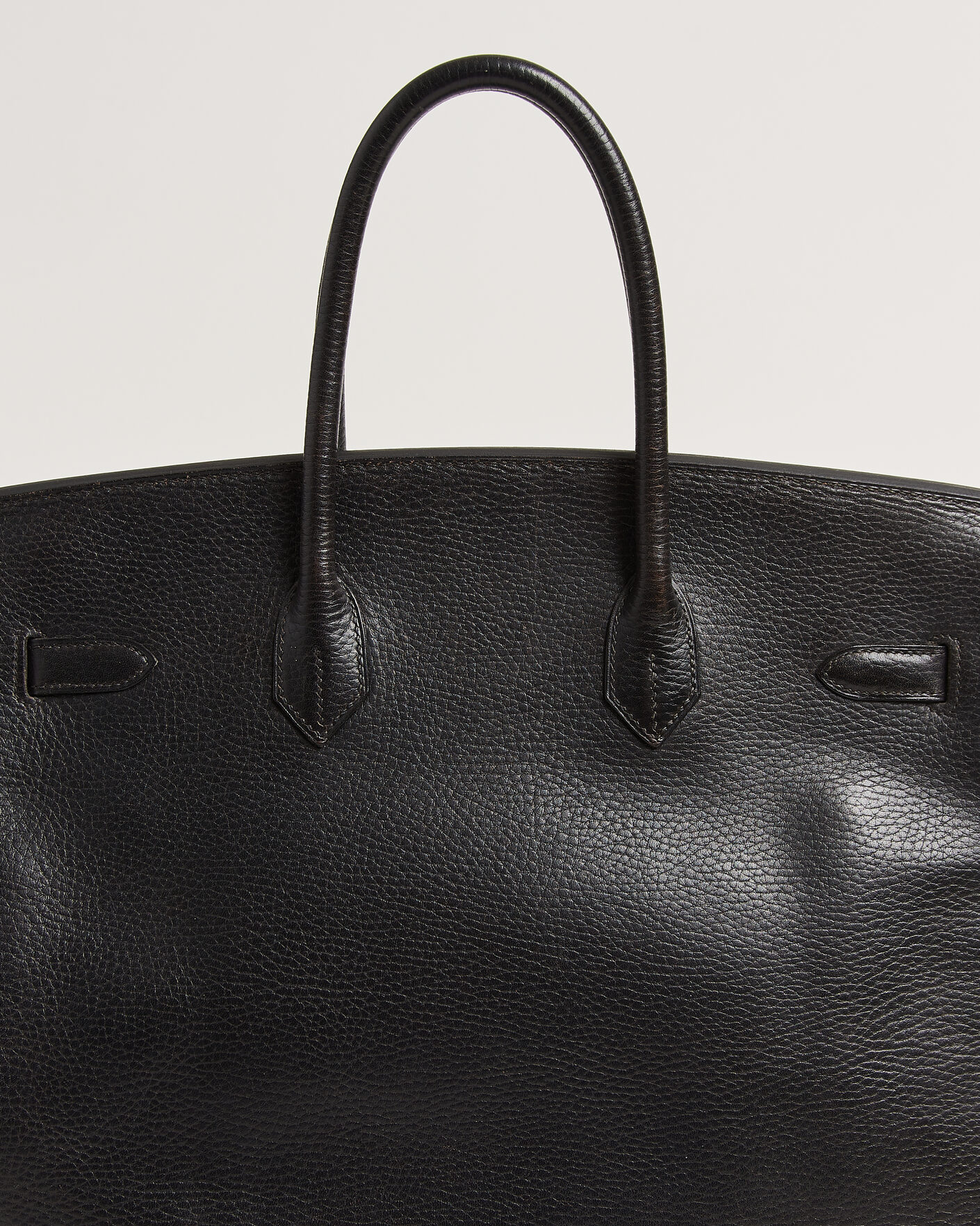 Herren | Pre-Owned & Vintage Bags | Hermès Pre-Owned | Birkin 35 Retourné Ardennes Leather Black
