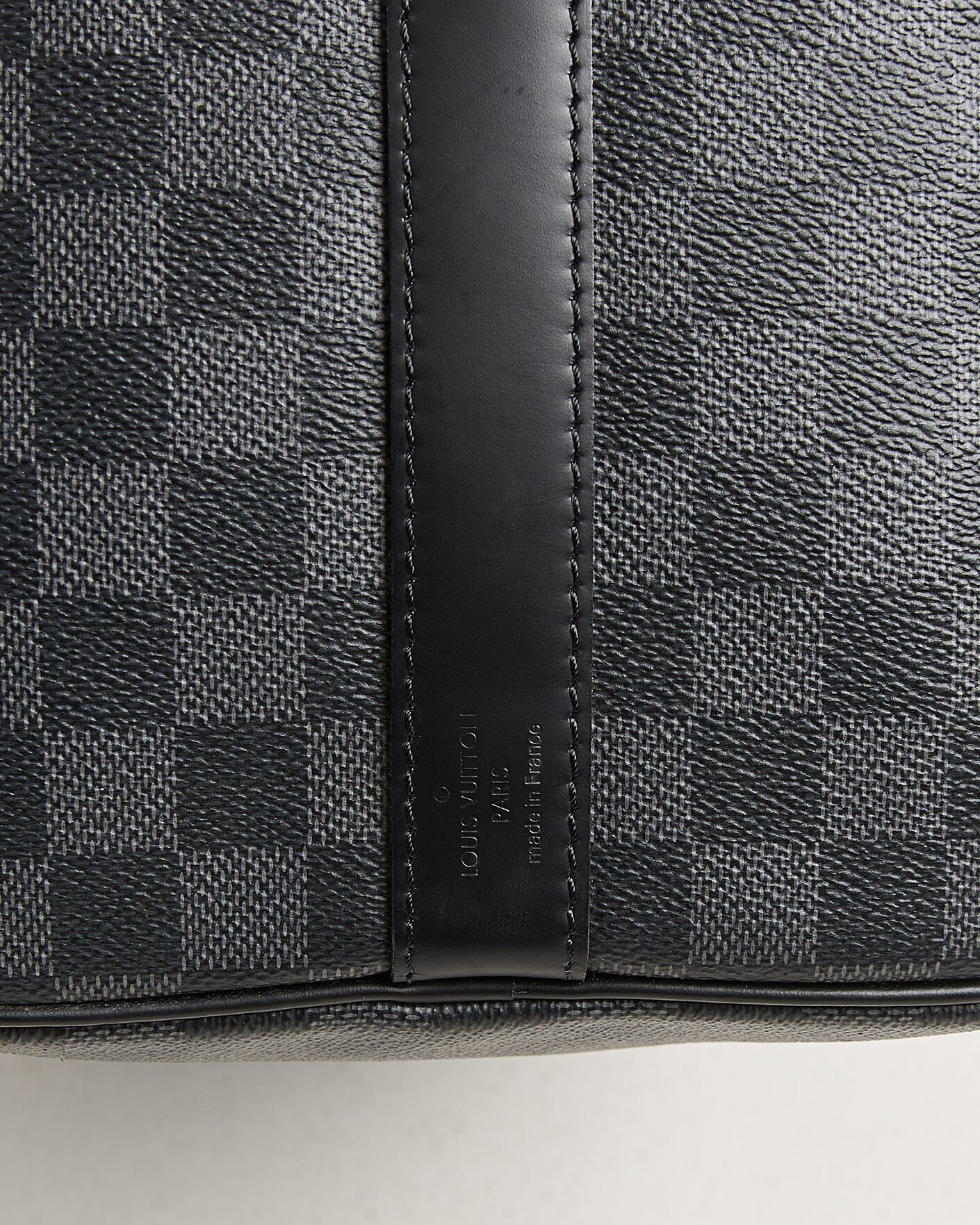Herren | Pre-Owned & Vintage Bags | Louis Vuitton Pre-Owned | Keepall 45 Bandouliére Damier graphite