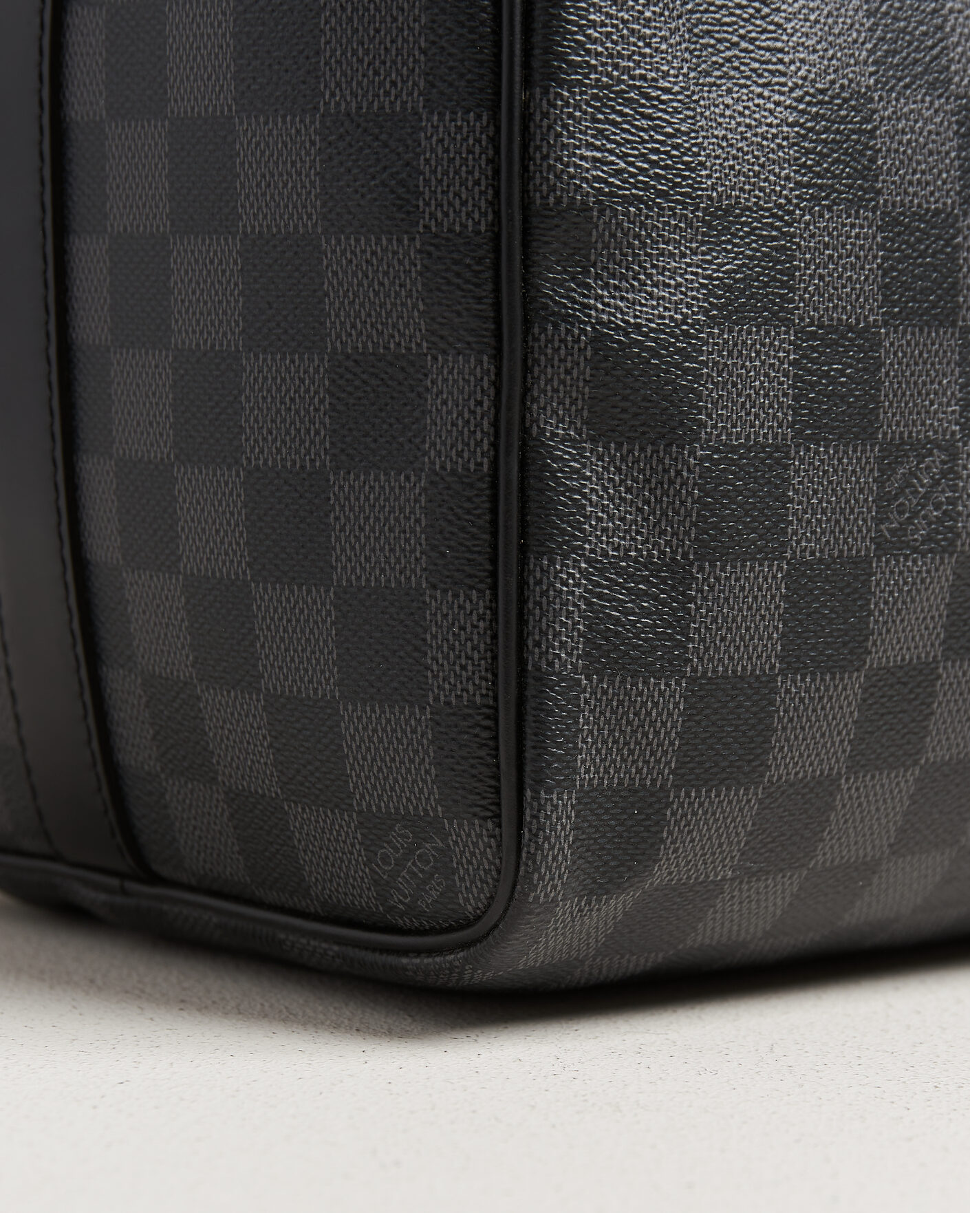 Herren | Pre-Owned & Vintage Bags | Louis Vuitton Pre-Owned | Keepall 45 Bandouliére Damier graphite