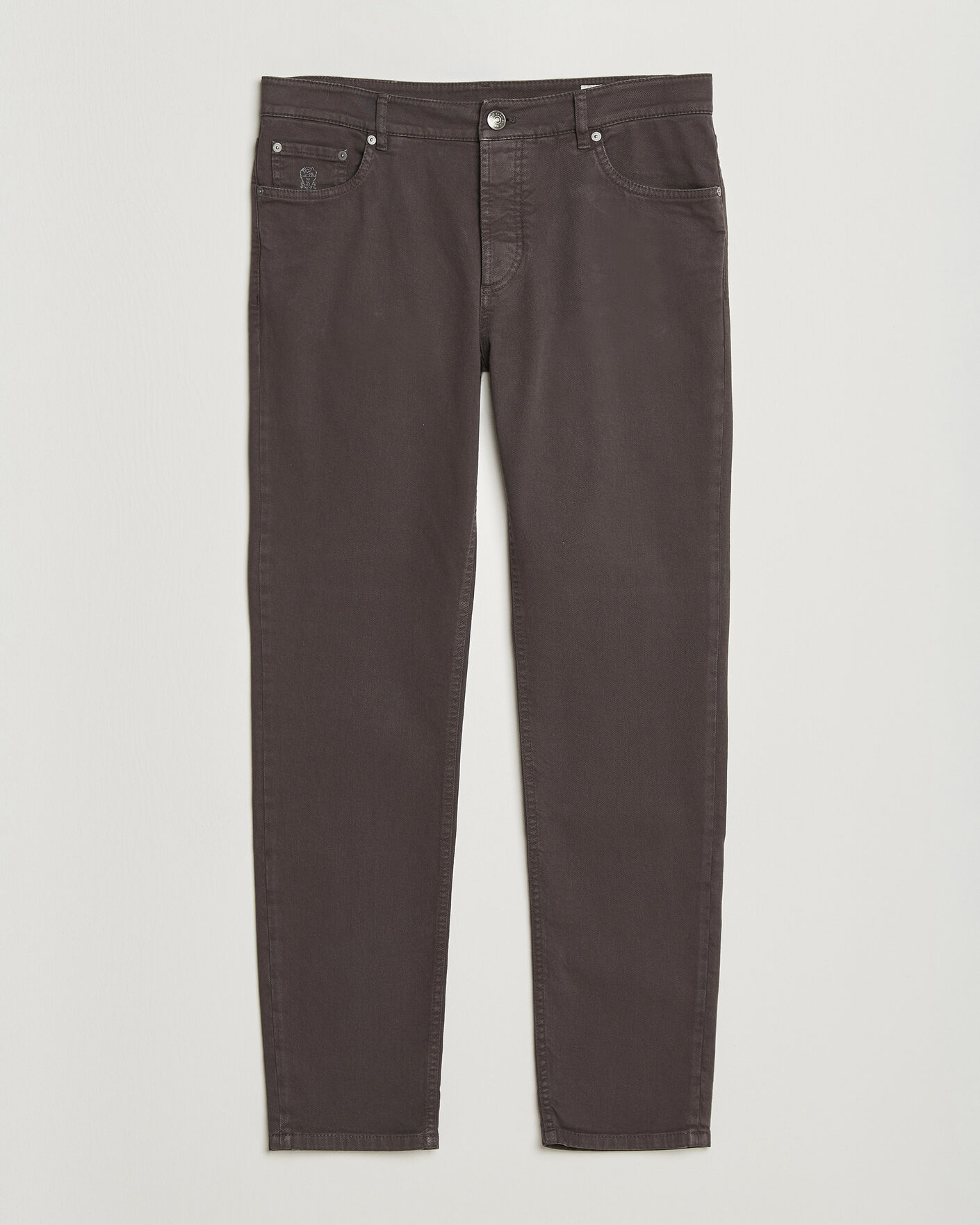 Herren | Hosen | Brunello Cucinelli | Slim Fit Bull Denim Pants Dark Brown