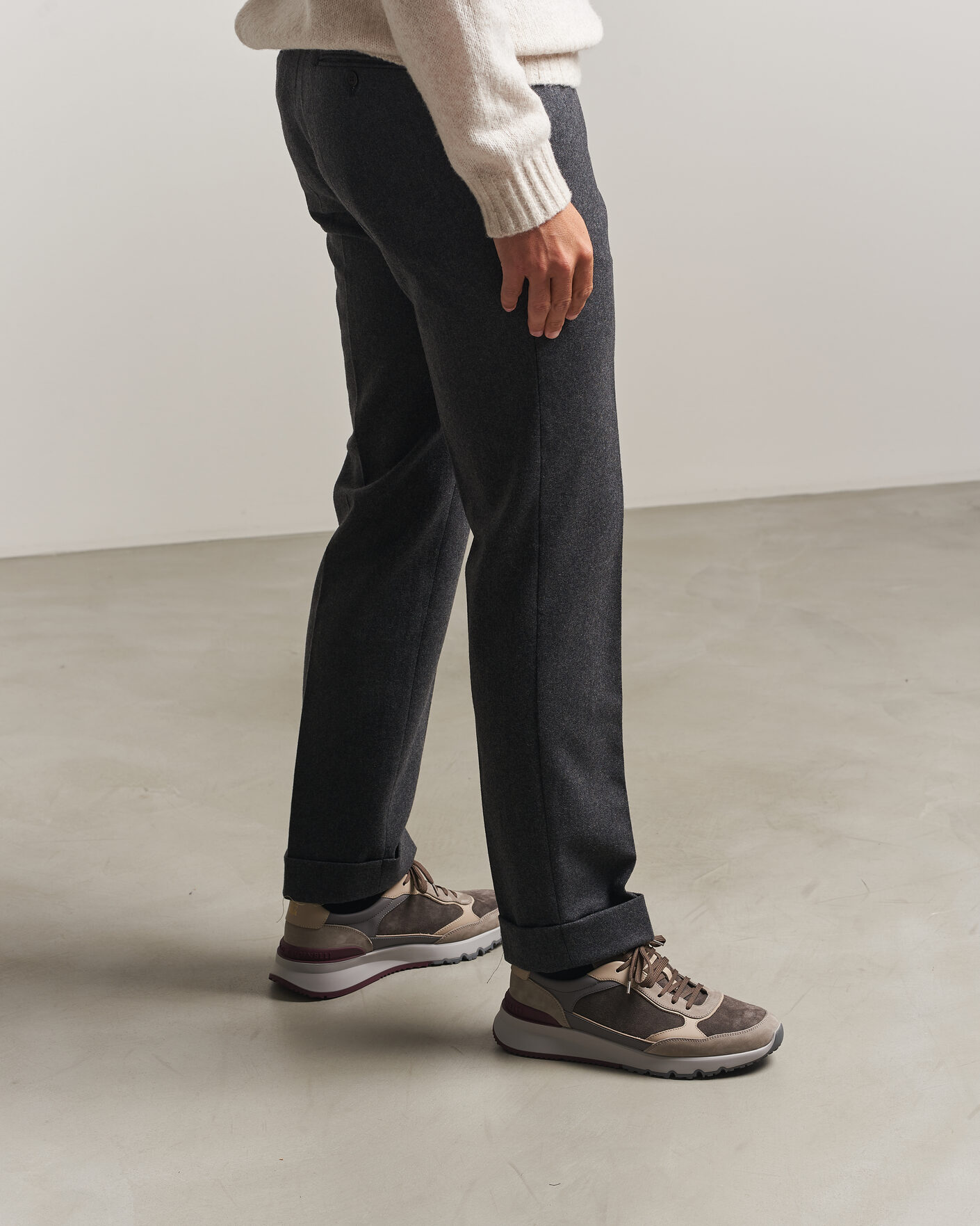 Herren | Sneaker | Brunello Cucinelli | Running Sneakers Grey