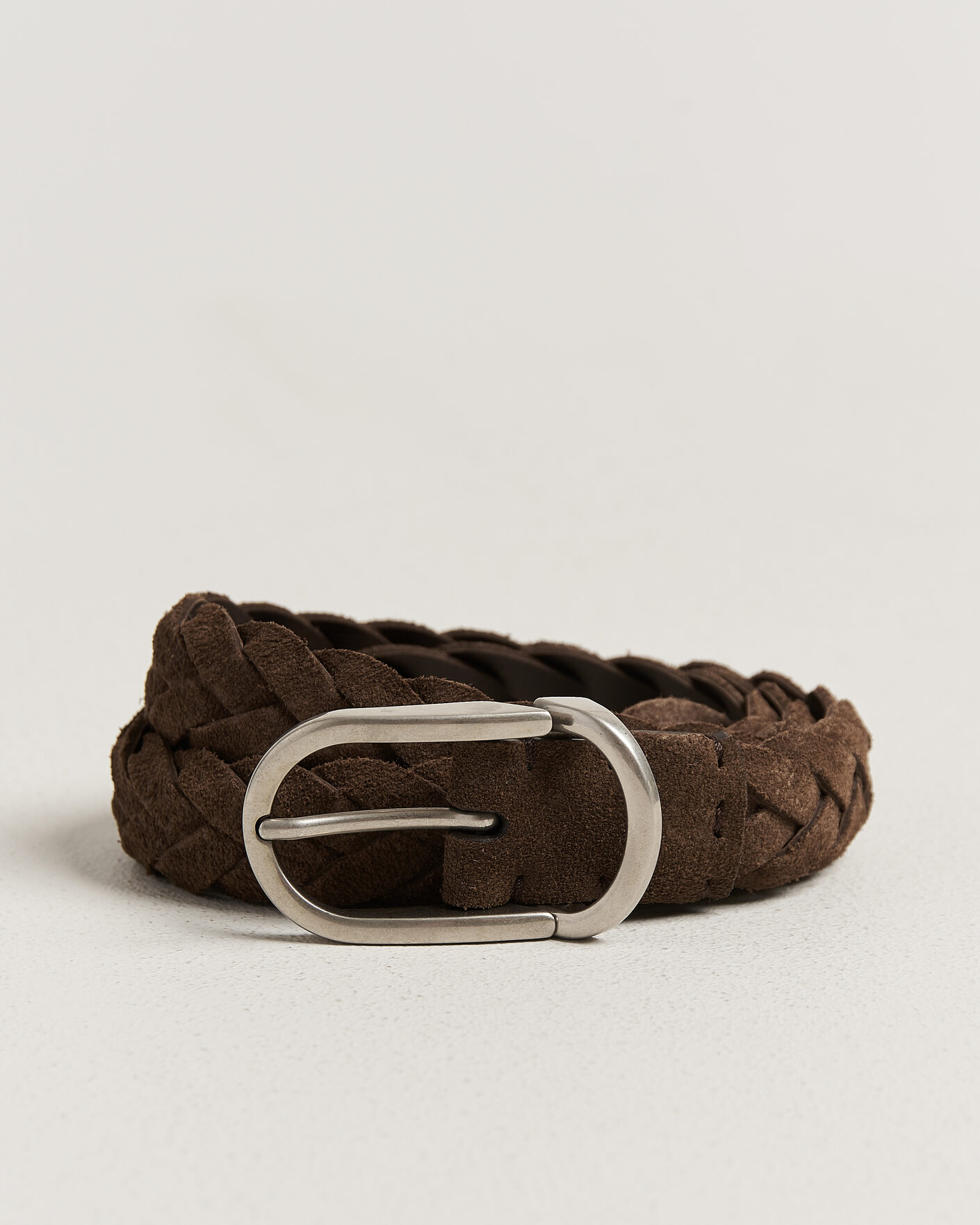 Herren | Gürtel | Brunello Cucinelli | Suede Belt Dark Brown