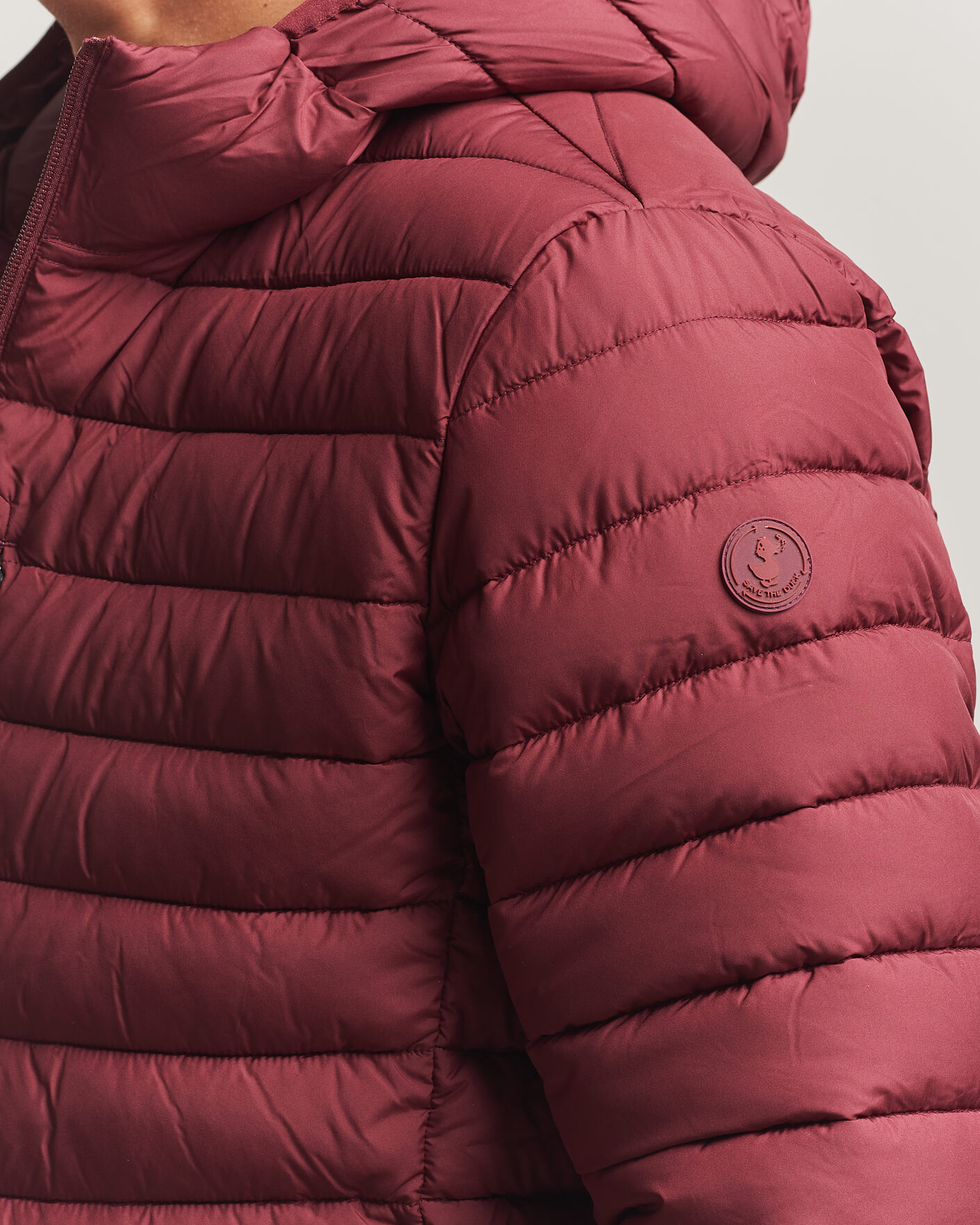 Herren | Jacken | Save The Duck | Juncus Matt Lightweight Hood Jacket Wine Red
