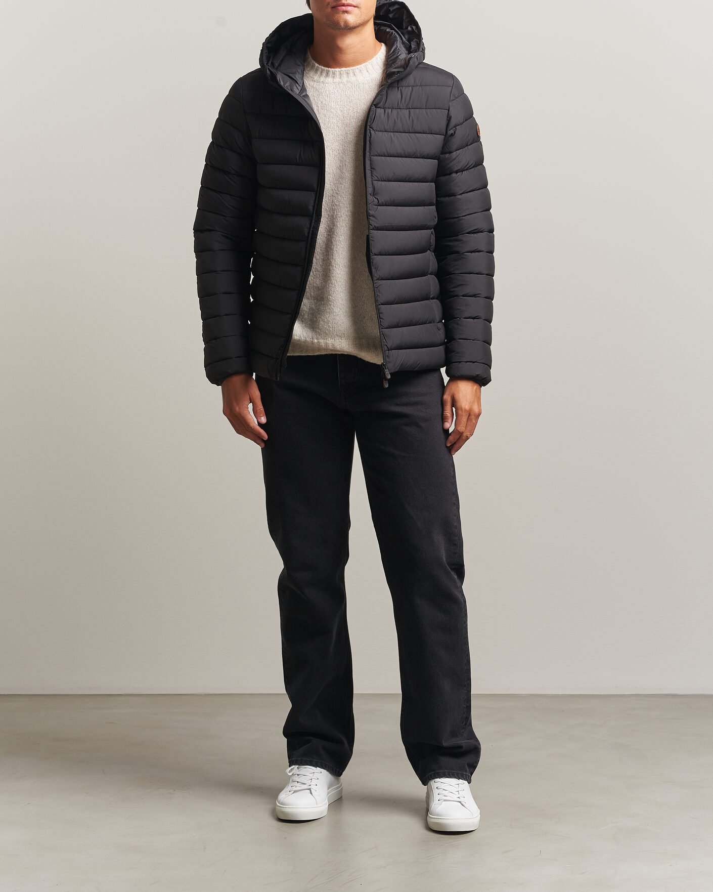 Herren | Jacken | Save The Duck | Juncus Matt Lightweight Hood Jacket Black