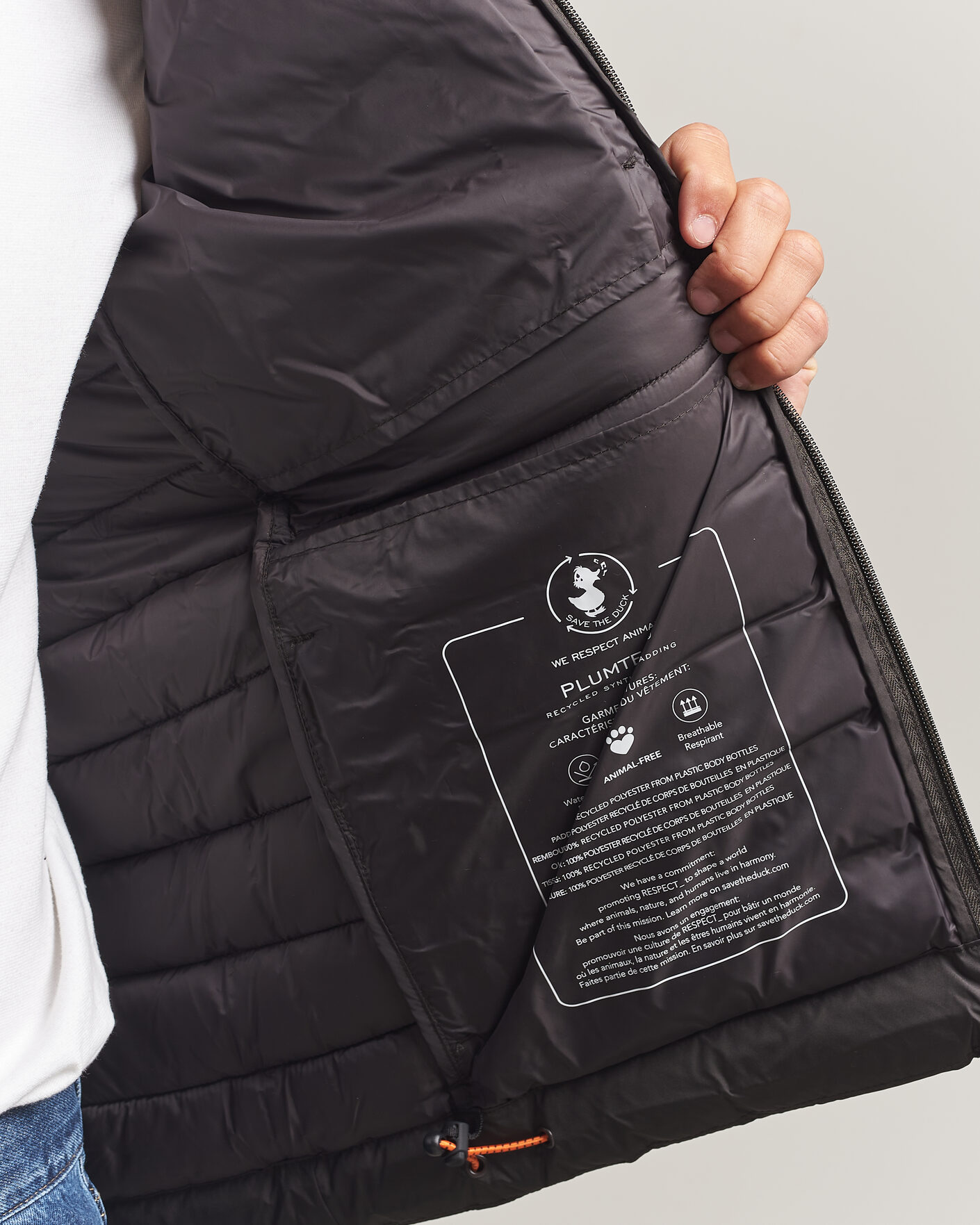 Herren | Jacken | Save The Duck | Juncus Matt Lightweight Hood Jacket Brown Black