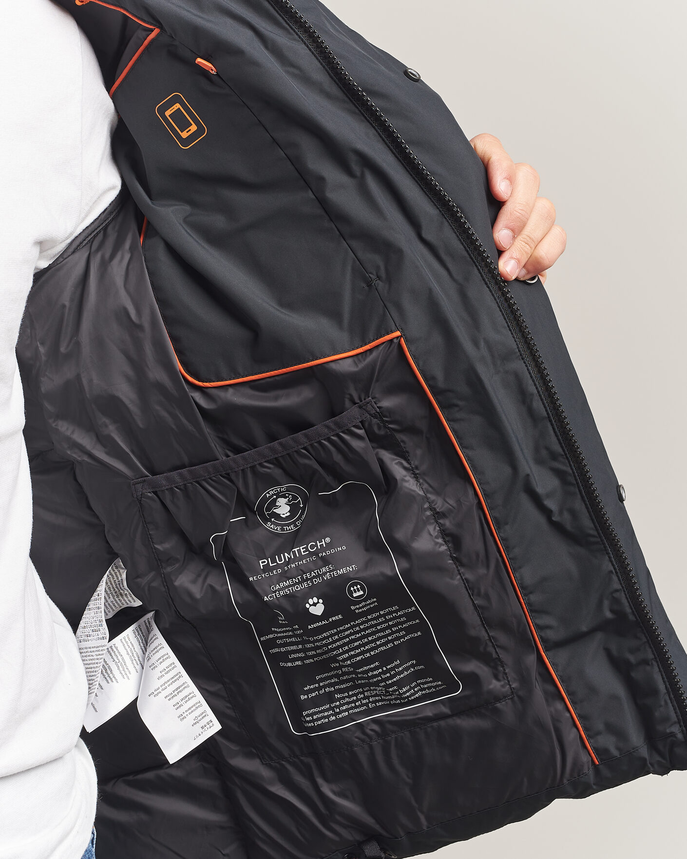 Herren | Jacken | Save The Duck | Espel Short Arctic Parka Black